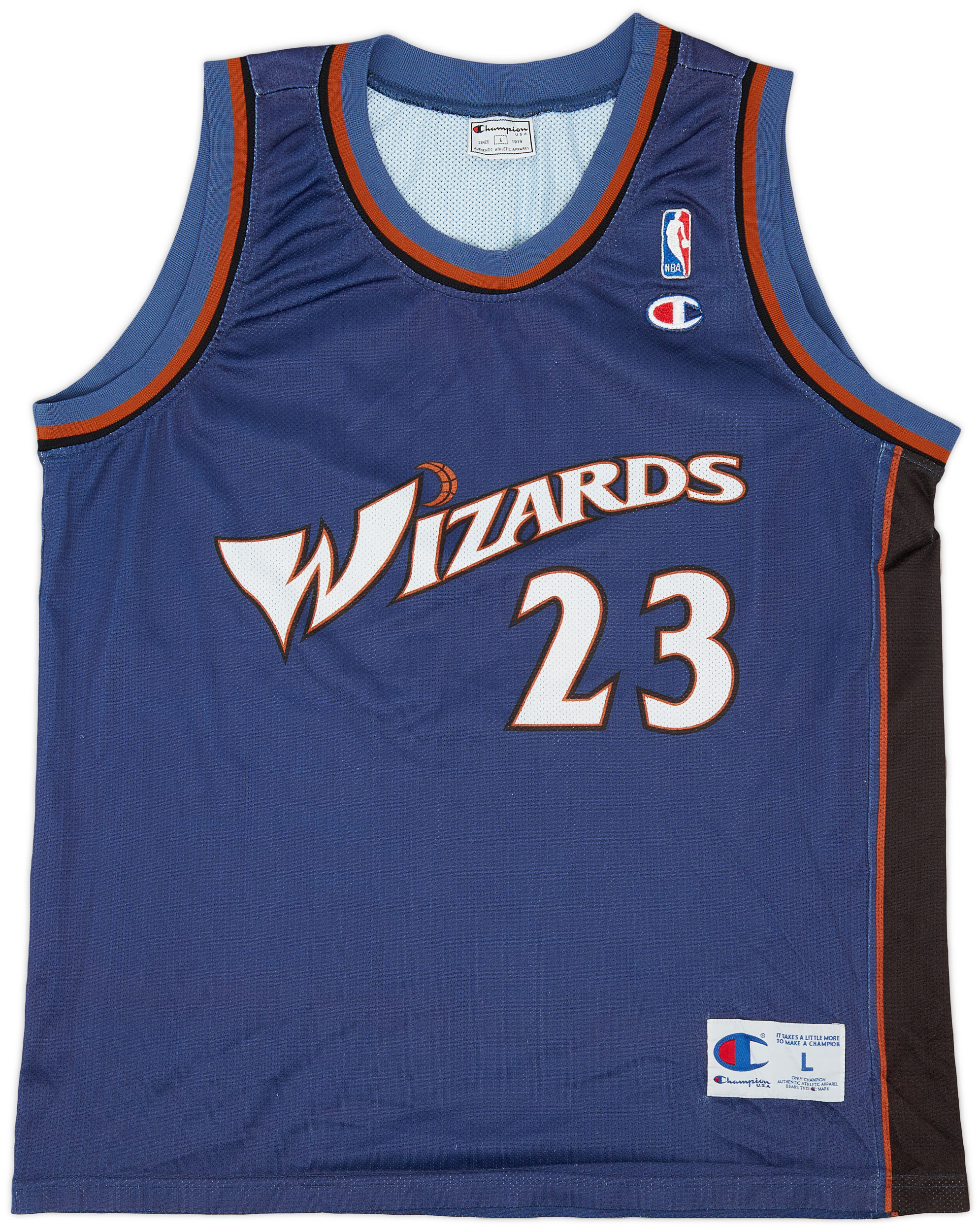 NBA 90s Washington Wizards #23 Jordan Champion Away Jersey