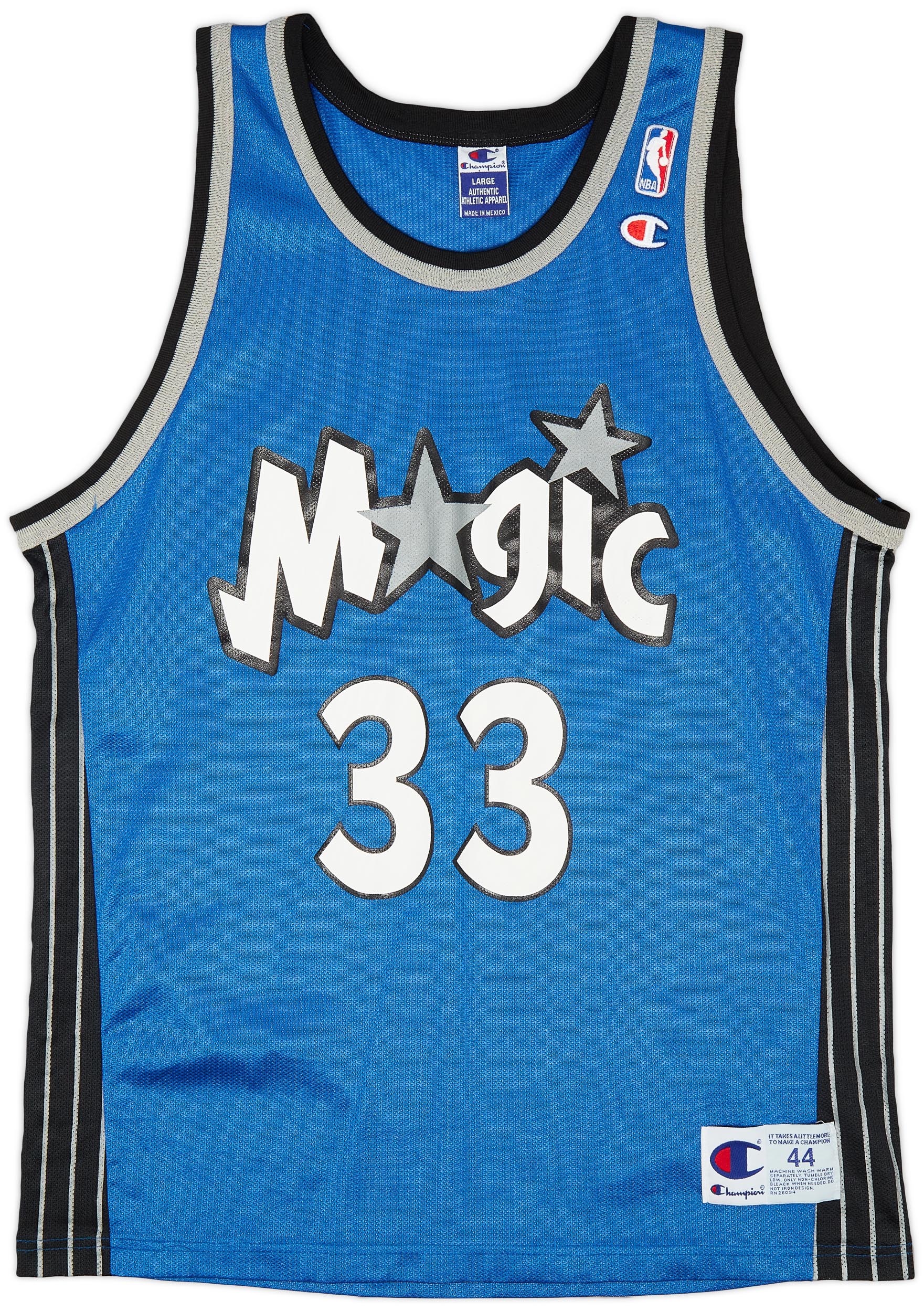 2000-02 Orlando Magic Hill #33 Champion Away Jersey (Very Good) L