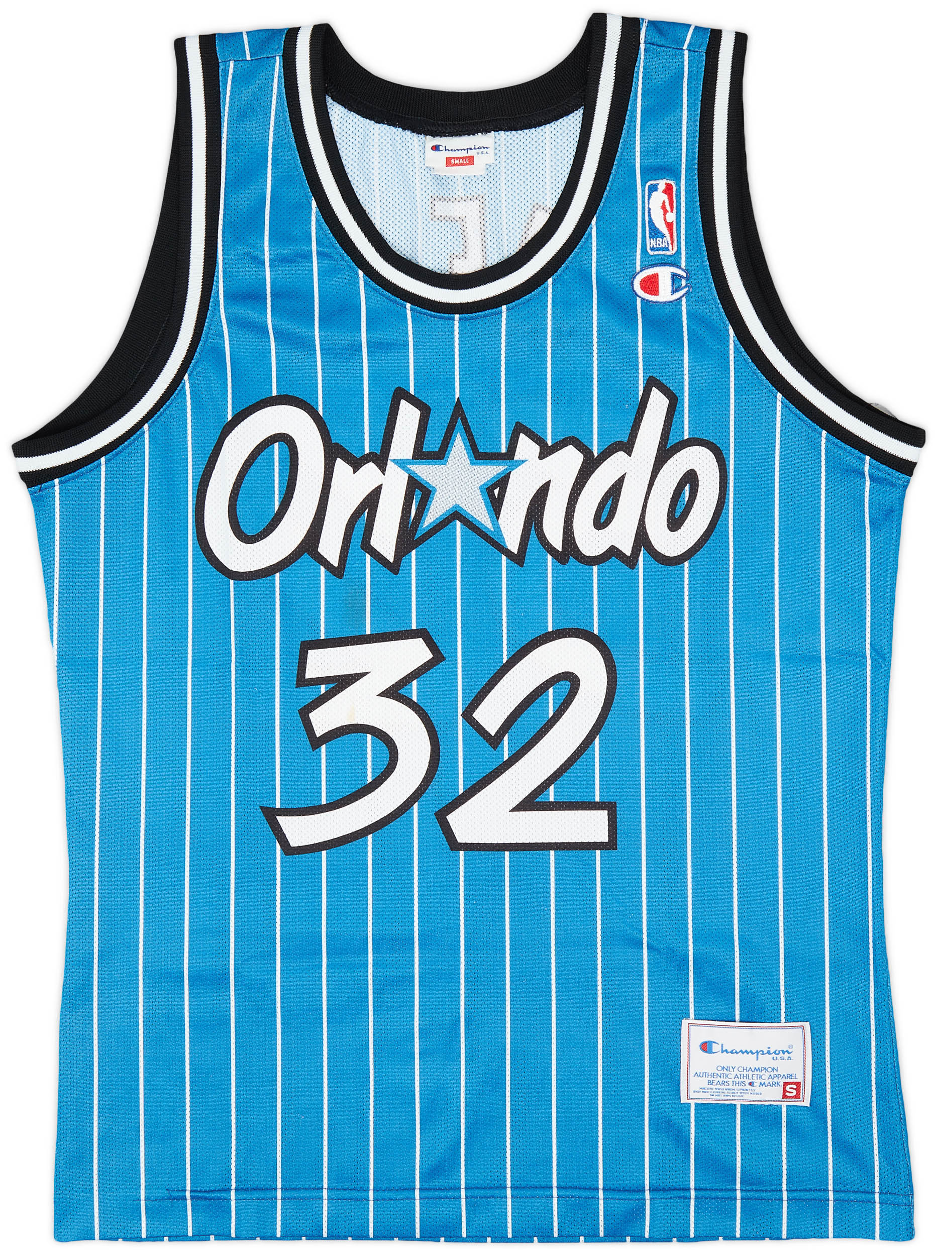1994-96 Orlando Magic O'Neal #32 Champion Away Jersey (Very Good) S