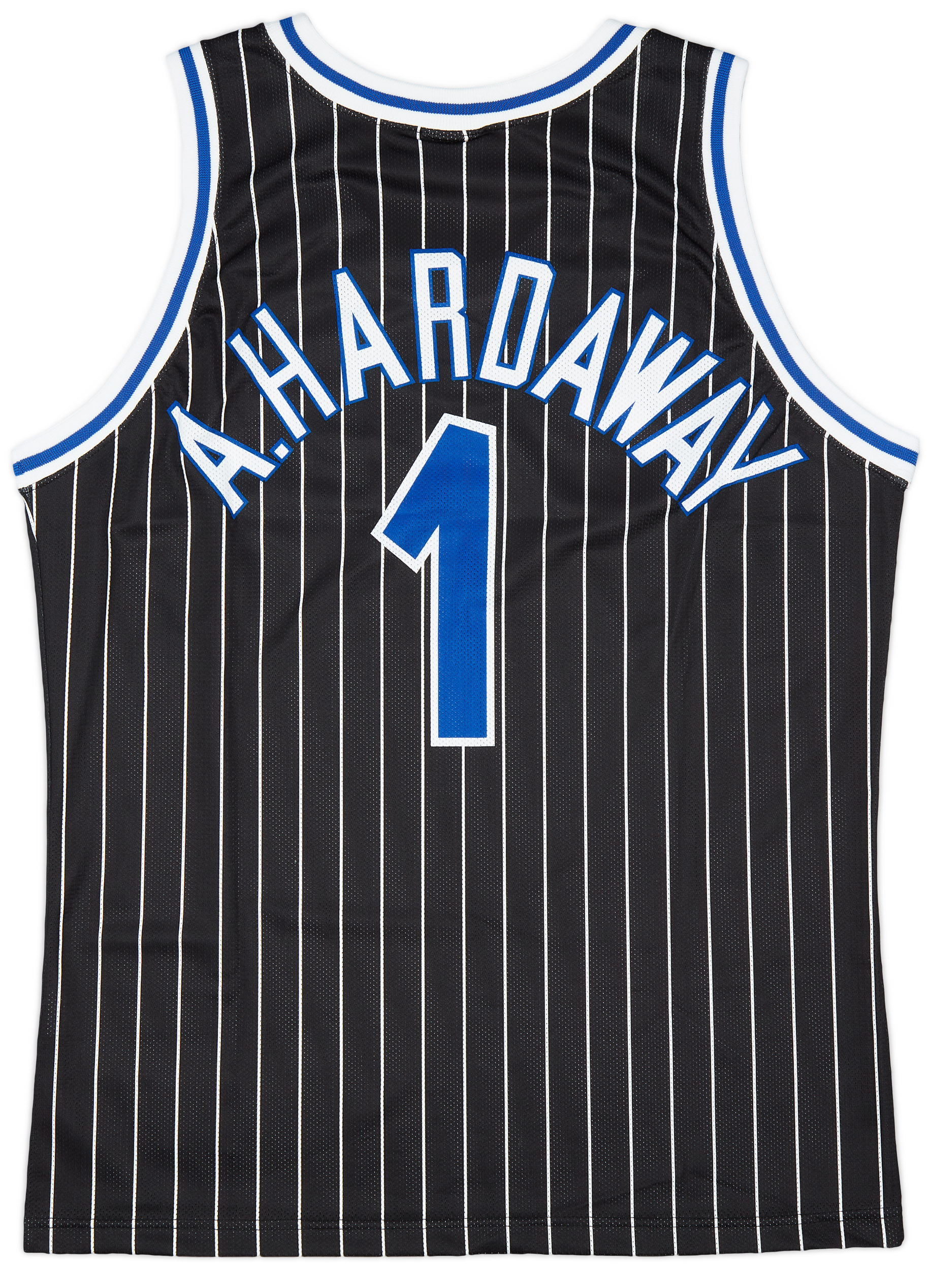 1993-94 Orlando Magic Hardaway #1 Champion Away Jersey 1993-94 Orlando Magic Hardaway #1 Champion Away Jersey