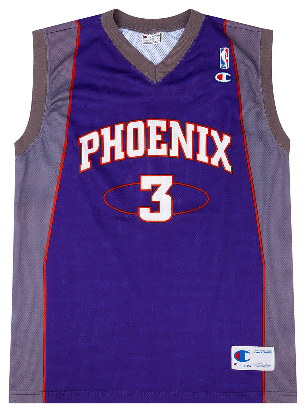 2001-04 Phoenix Suns Marbury #3 Champion Away Jersey (Excellent) XL