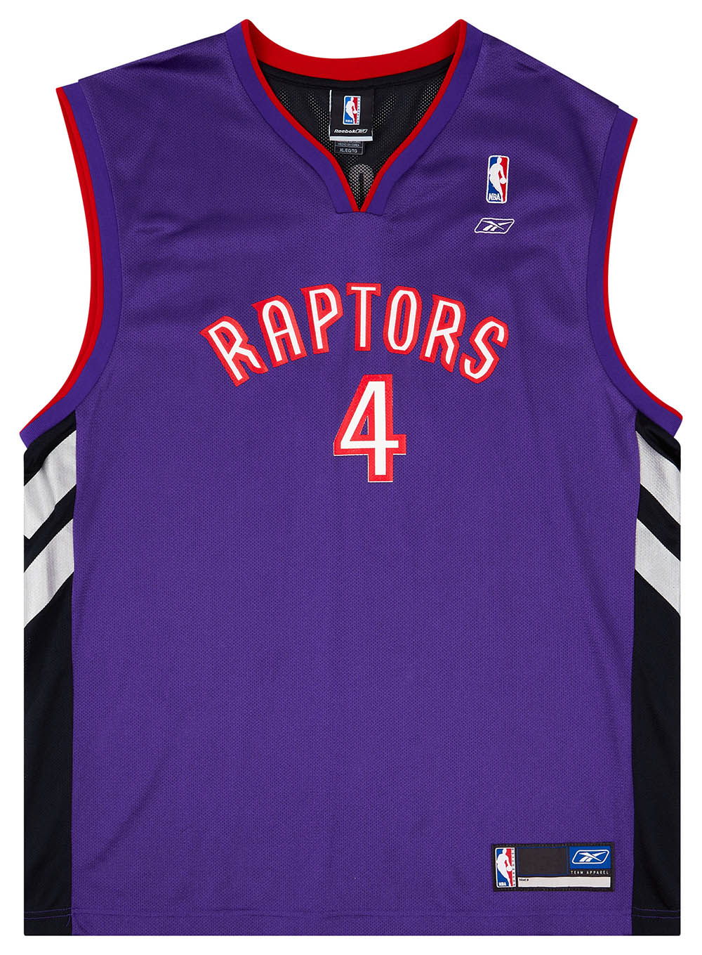 2003-06 TORONTO RAPTORS BOSH #4 REEBOK JERSEY (ALTERNATE) XL - Classic  American Sports