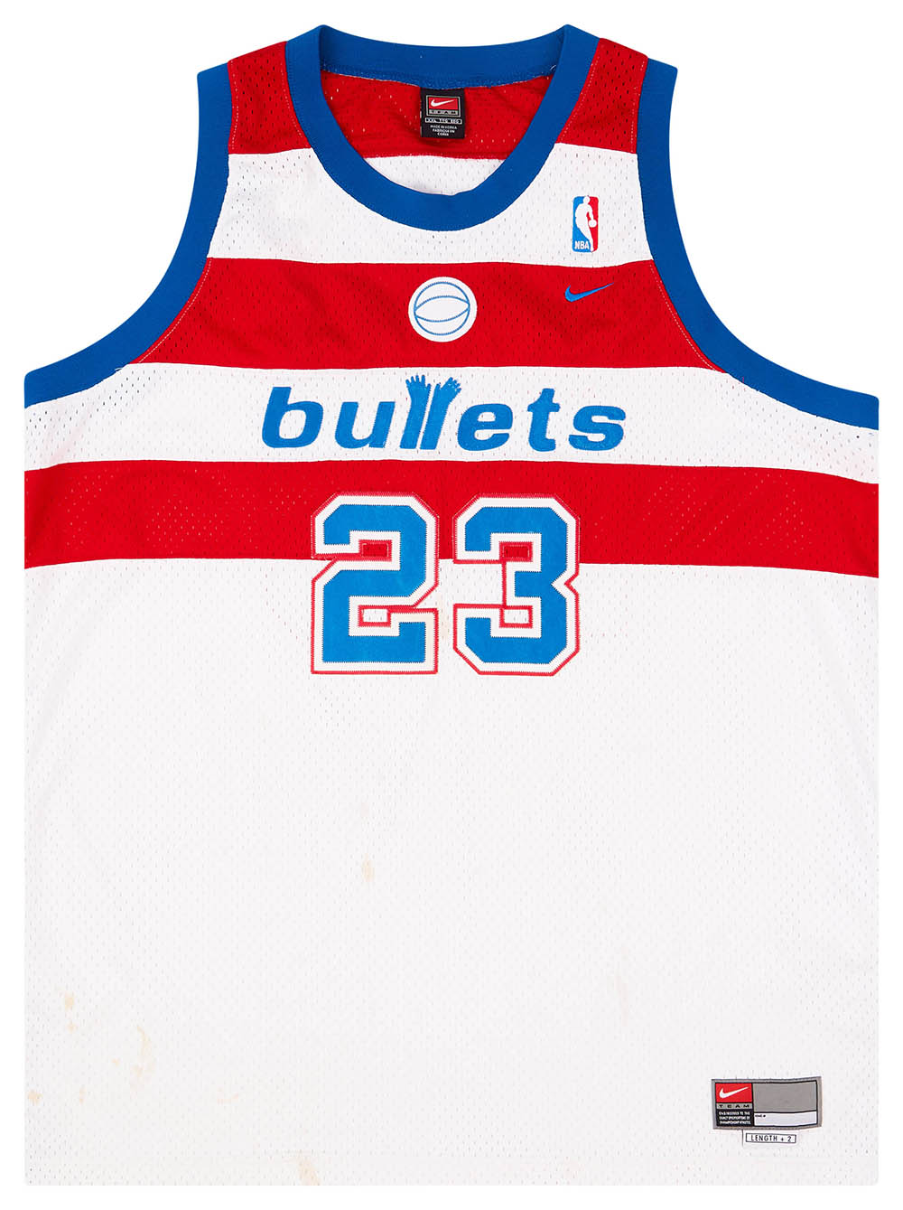2001 Washington Bullets Michael Jordan Nike Jersey - 5 Star Vintage