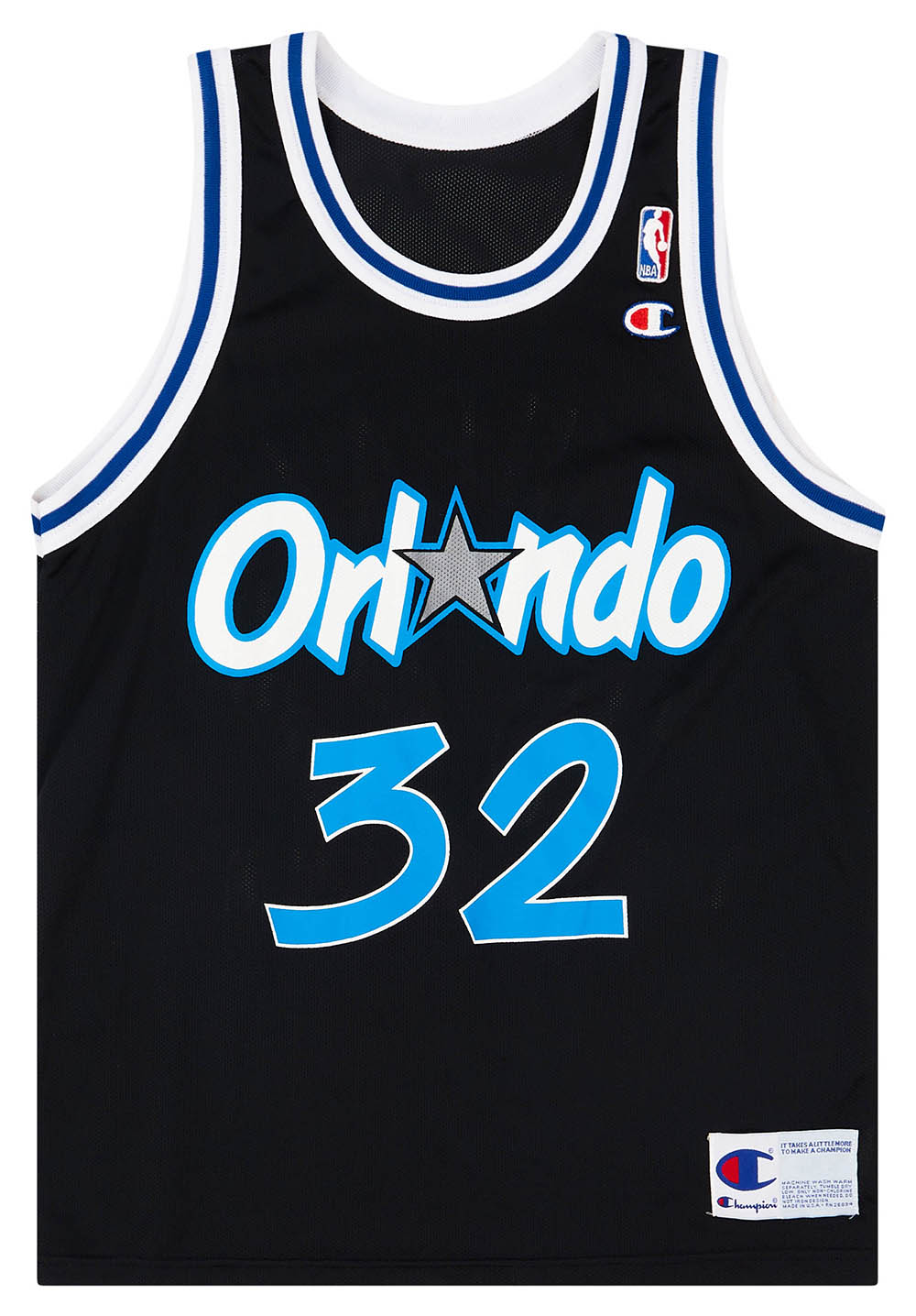 1995-96 Orlando Magic O'Neal #32 Champion Alternate Jersey (Good) XL