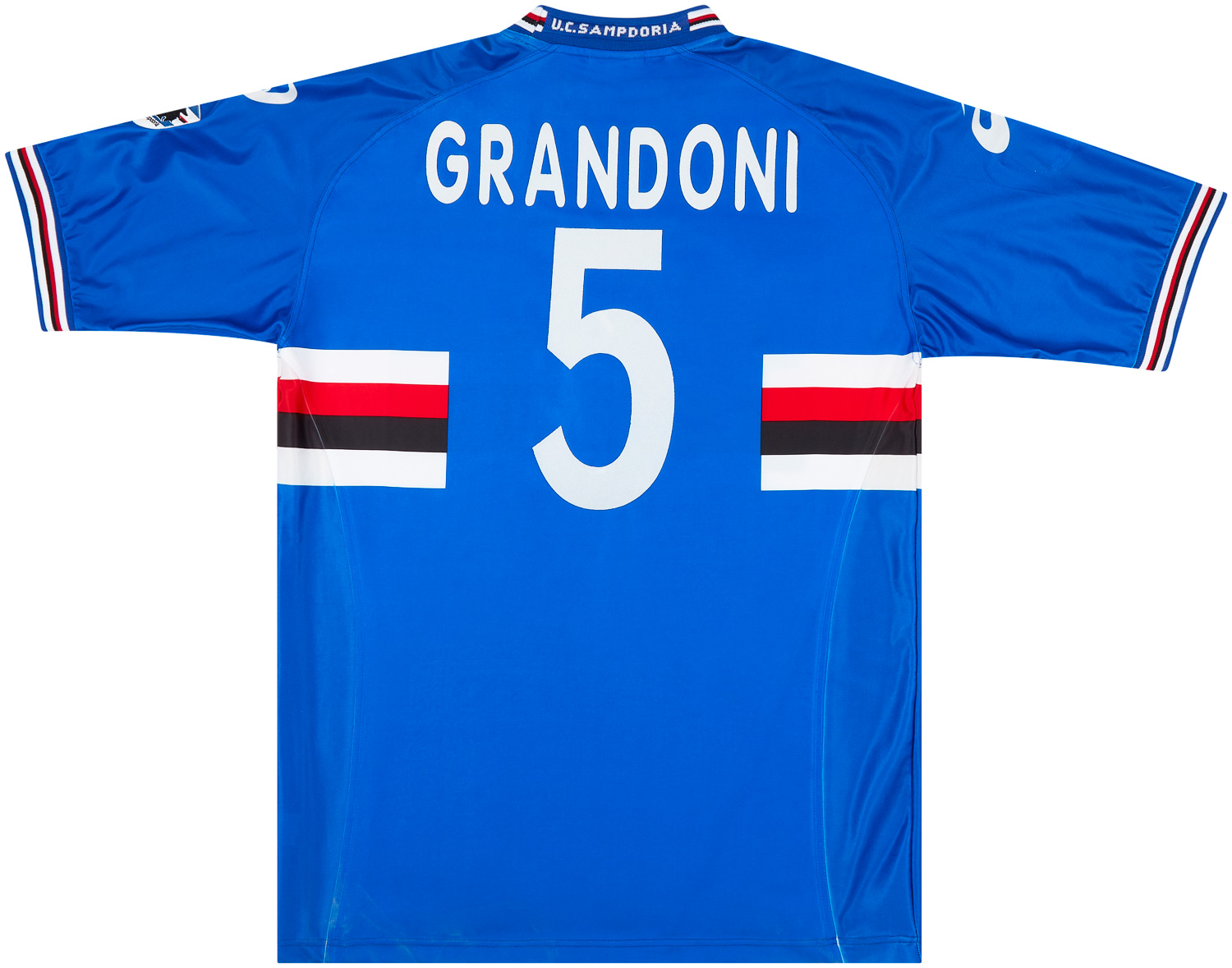Vtg 95/96 asics × Sampdoria Game Shirts 1995-96 Asics Sampdoria Home Shirt L – Calcio Vintage