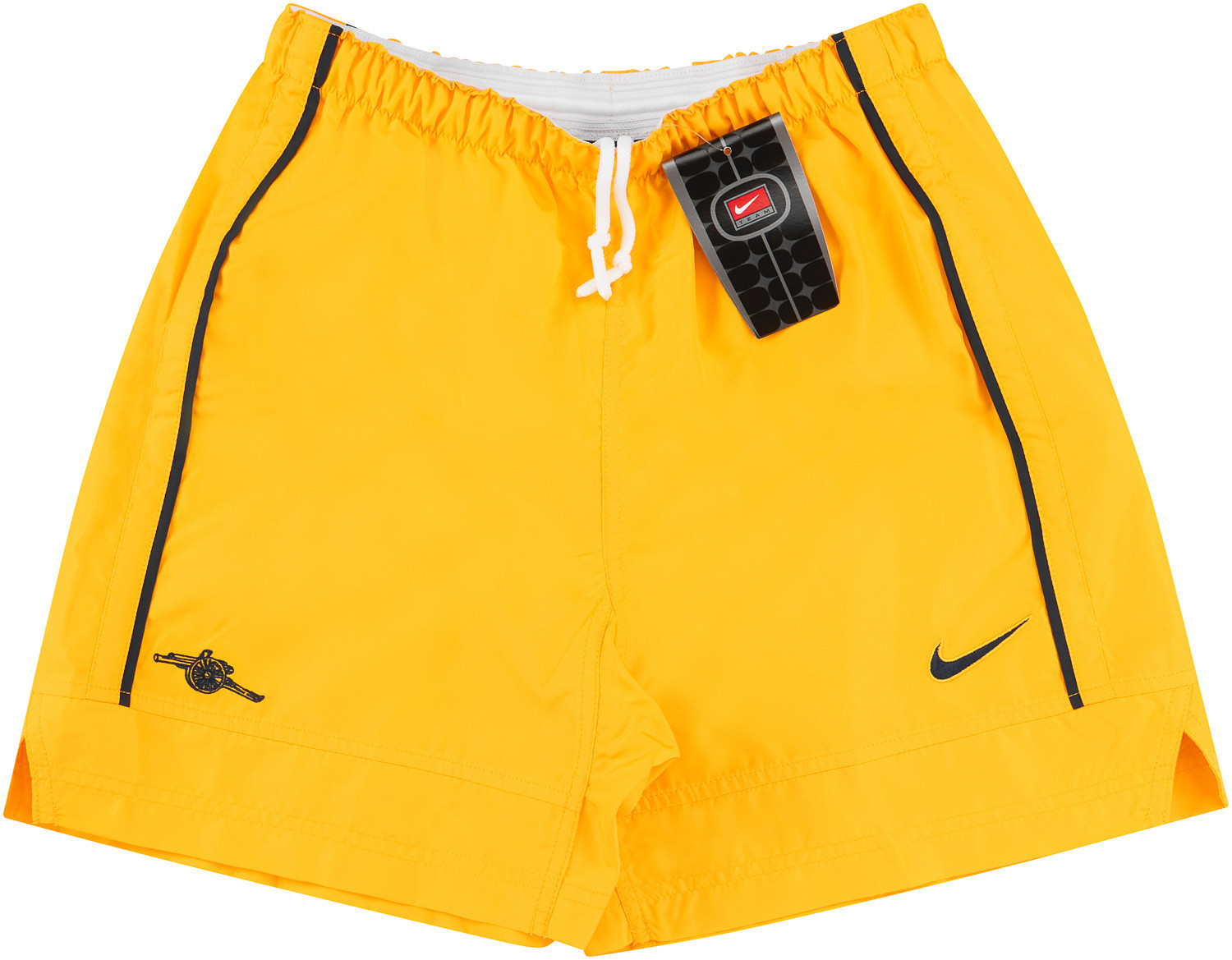Arsenal yellow shorts cheap