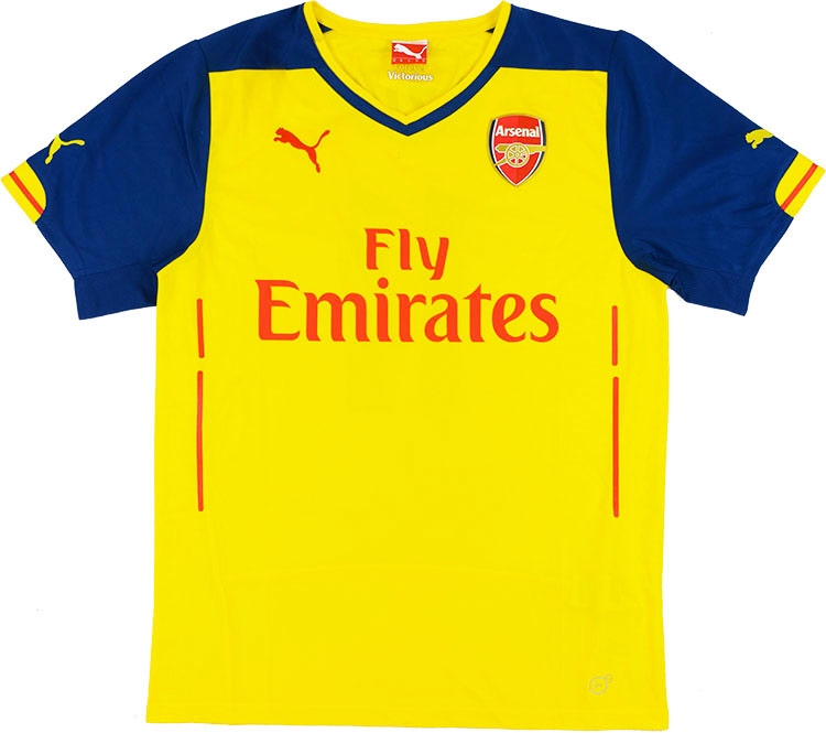 arsenal away shirt 15 16