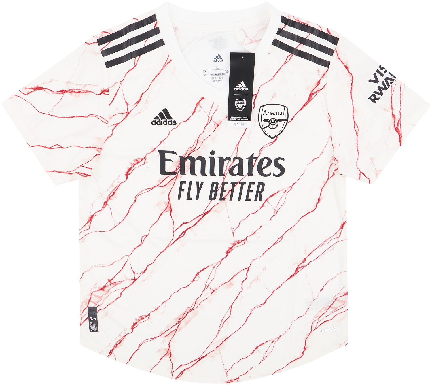 2020 21 Arsenal Women s Player Issue Authentic Away Shirt NEW
