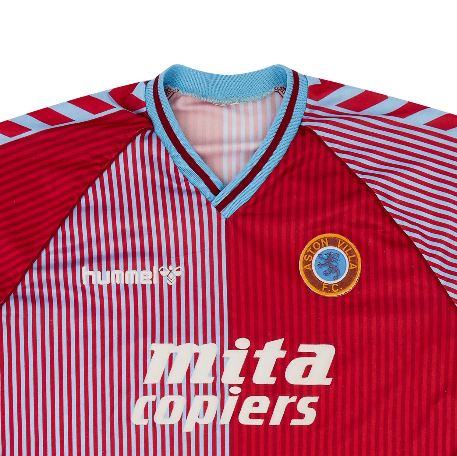 1987-89 Aston Villa Home L/S Shirt - 6/10 - (XL) 1987-89 Aston Villa Home L/S Shirt - 6/10 - (XL)