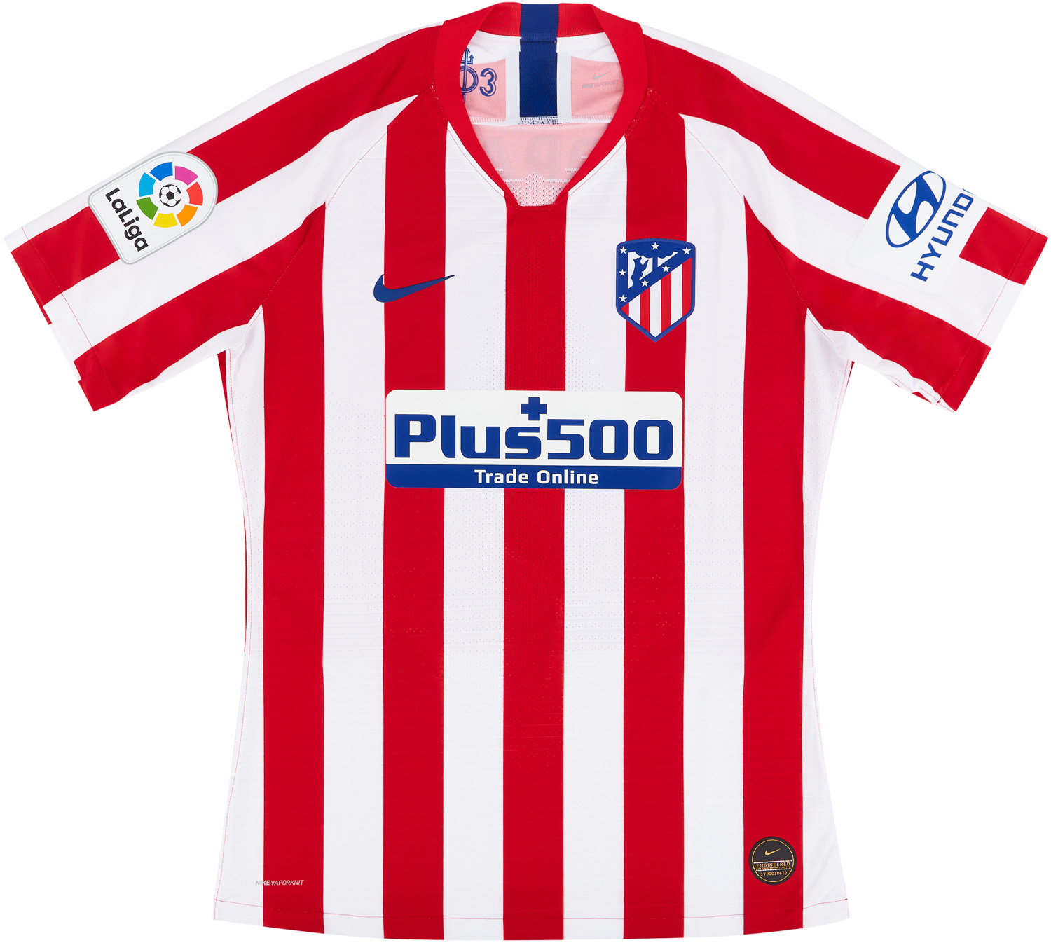 2019 20 Atletico Madrid Player Issue Vaporknit Domestic Home Shirt