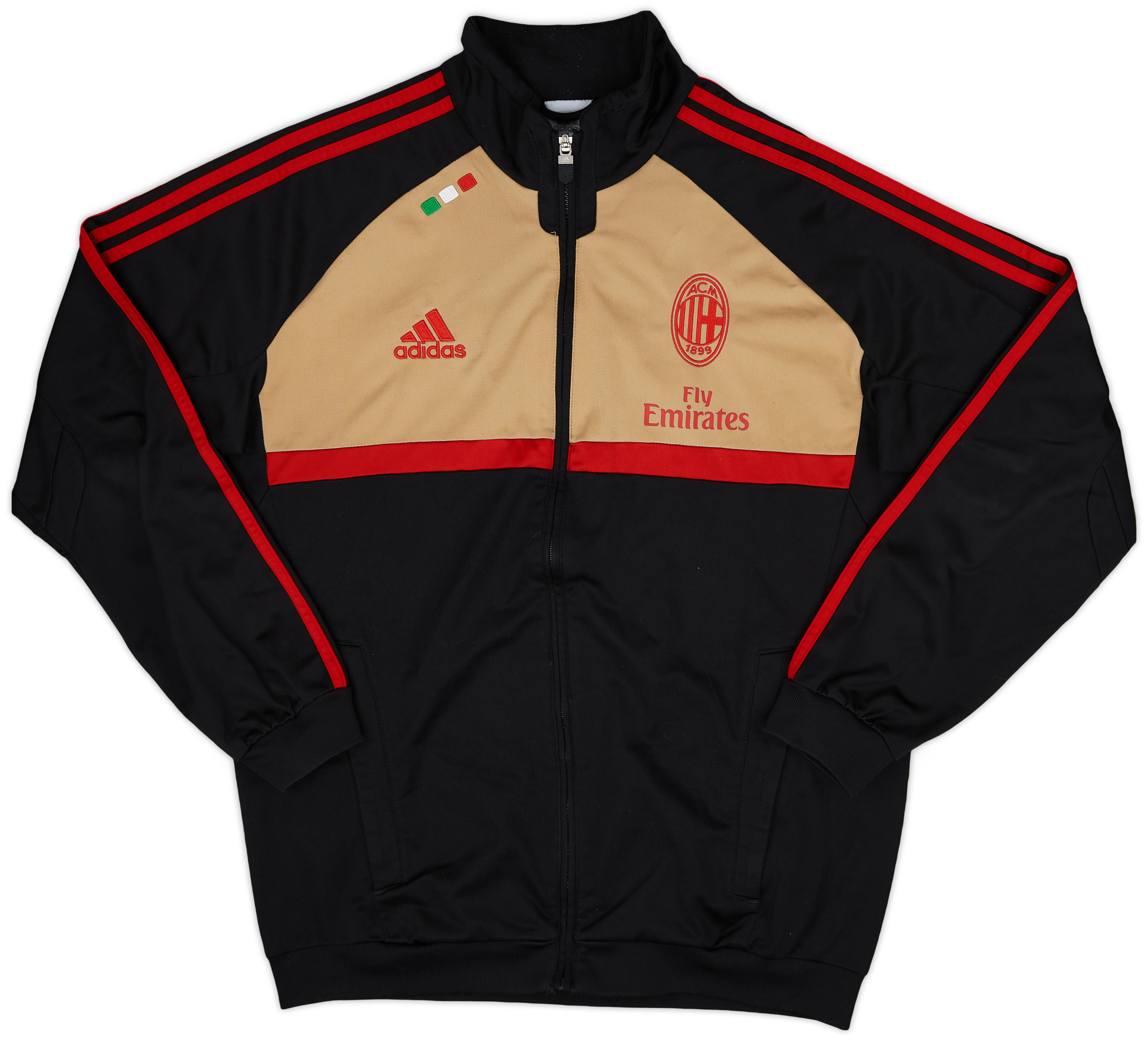 11年製adidas AC Milan Fly Emiratesレアunisex Adidas AC Milan Third Fly Emirates Soccer Football Collared