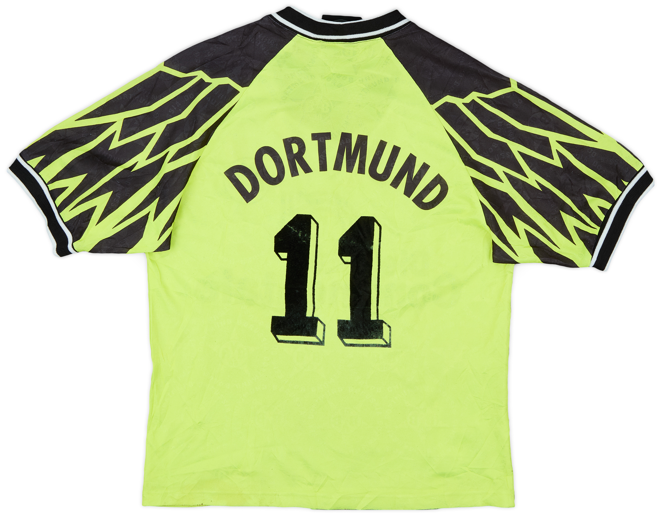 ドルトムント 94/95 ホーム ユニフォーム Dortmund Home 1994-95 Borussia Dortmund Home L/S Shirt - 9/10 - (L)