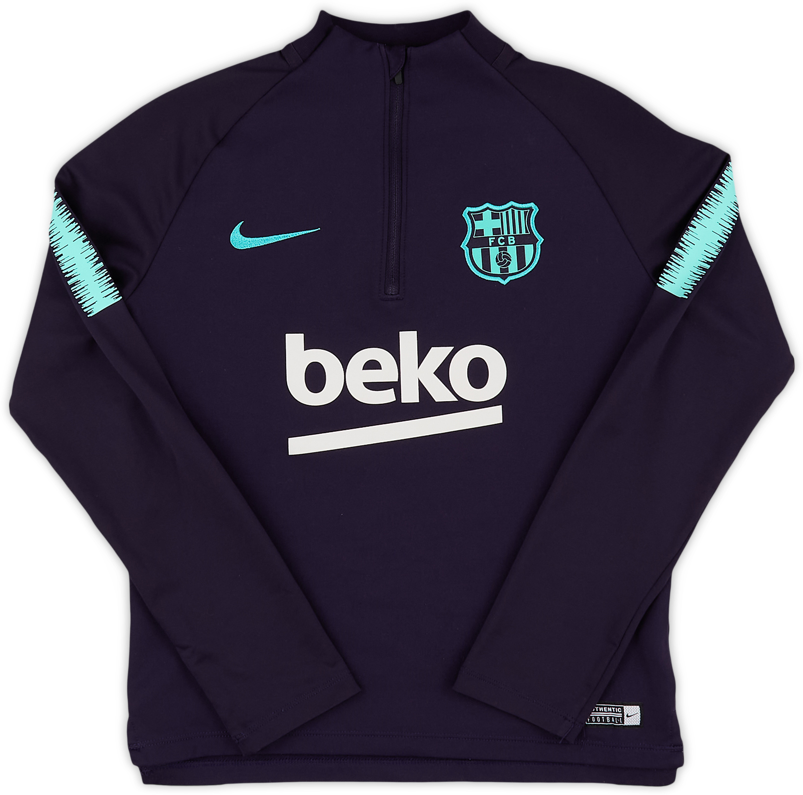 NWT MEN'S NIKE BARCELONA SQUAD DRILL SOCCER TOP FCB 943159