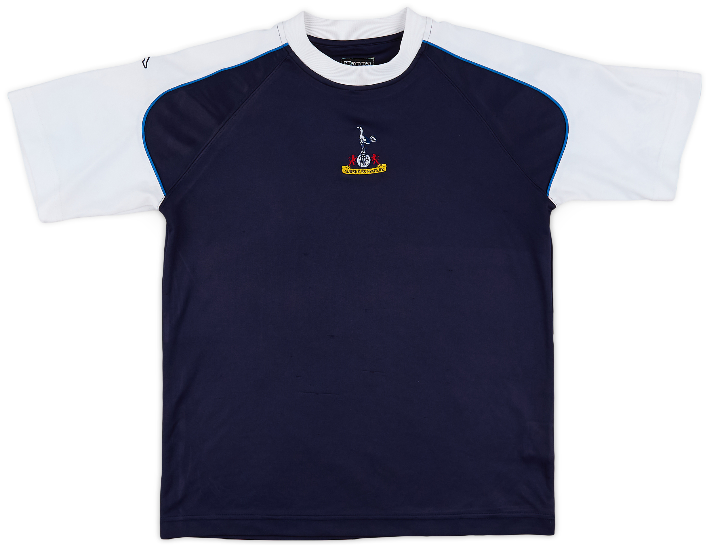 【超希少】kappa×トッテナムFC/トレーニングシャツ　ビンテージ　XL Kappaトッテナム・ホットスパーFC 2002-03 アウェイ 超希少】kappa