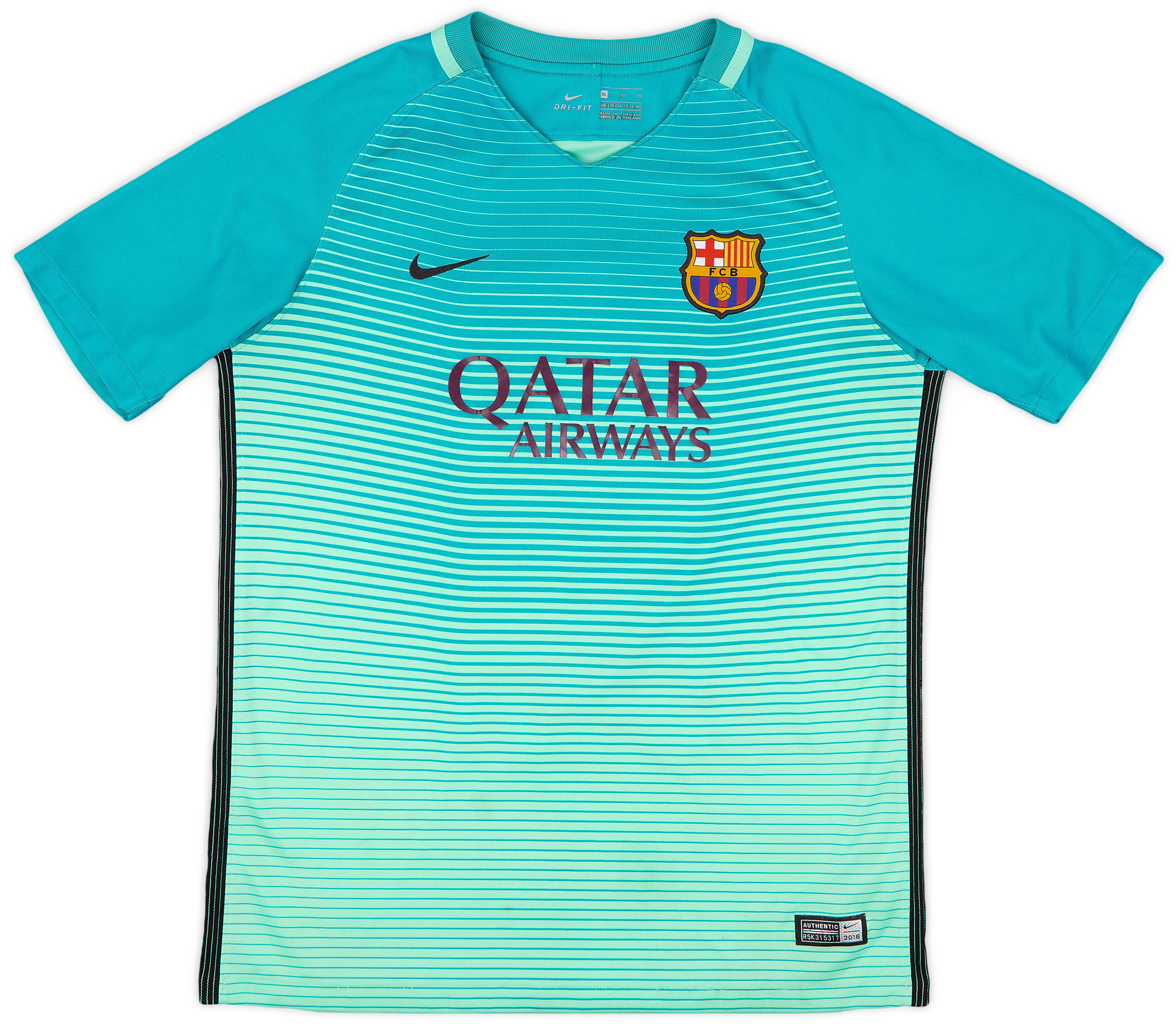 2016-17 Barcelona Third Shirt Neymar Jr #11 - 7/10 - (XL.Boys)