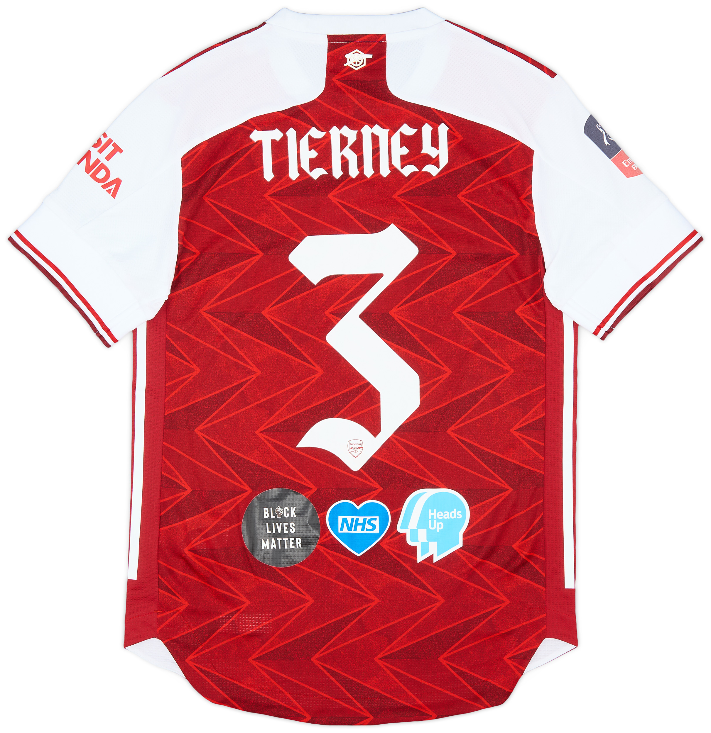 【送料無料】 アーセナル　キーラン・ティアニー 2020 FA cup (M) アーセナル キーラン・ティアニー 2020 FA cup (M)｜Yahoo