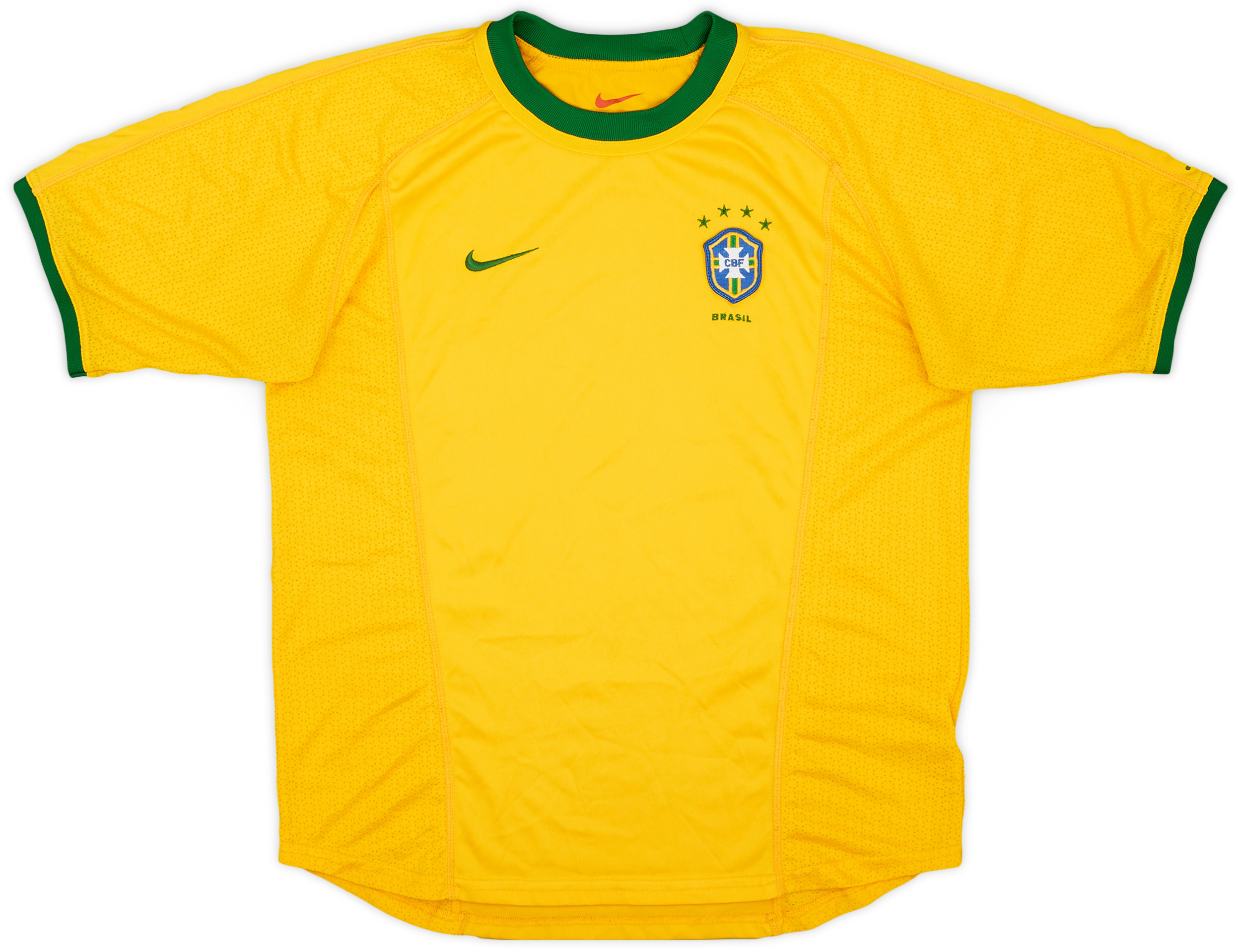 ウェア BRAZIL - 2002 (Home) Brazil 2002-04 Home Shirt — Futbol Apparel