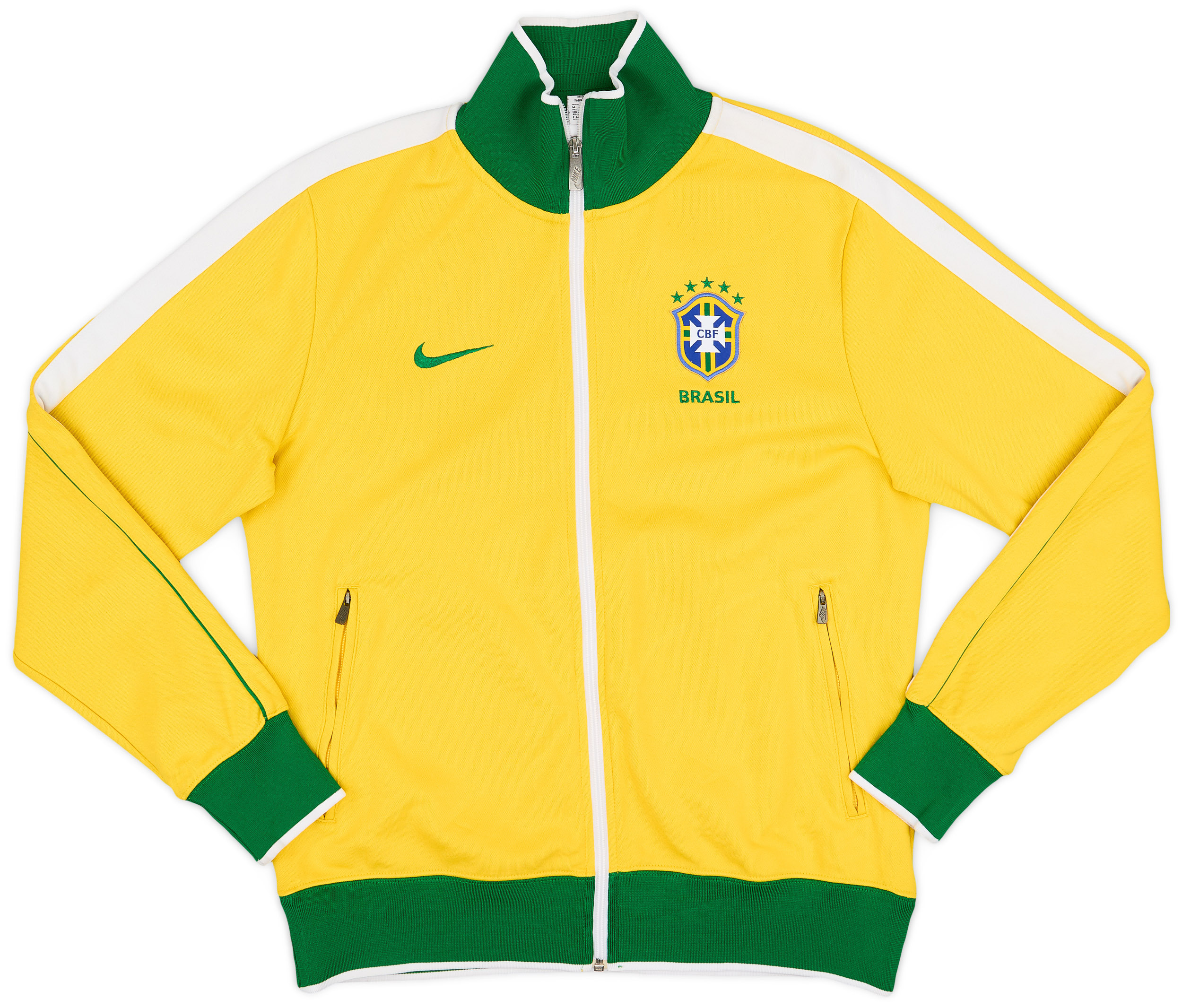 2010-11 Brazil Nike N98 Track Jacket - 7/10 - (M) 2010-11 Brazil Nike N98 Track Jacket - 7/10 - (M)