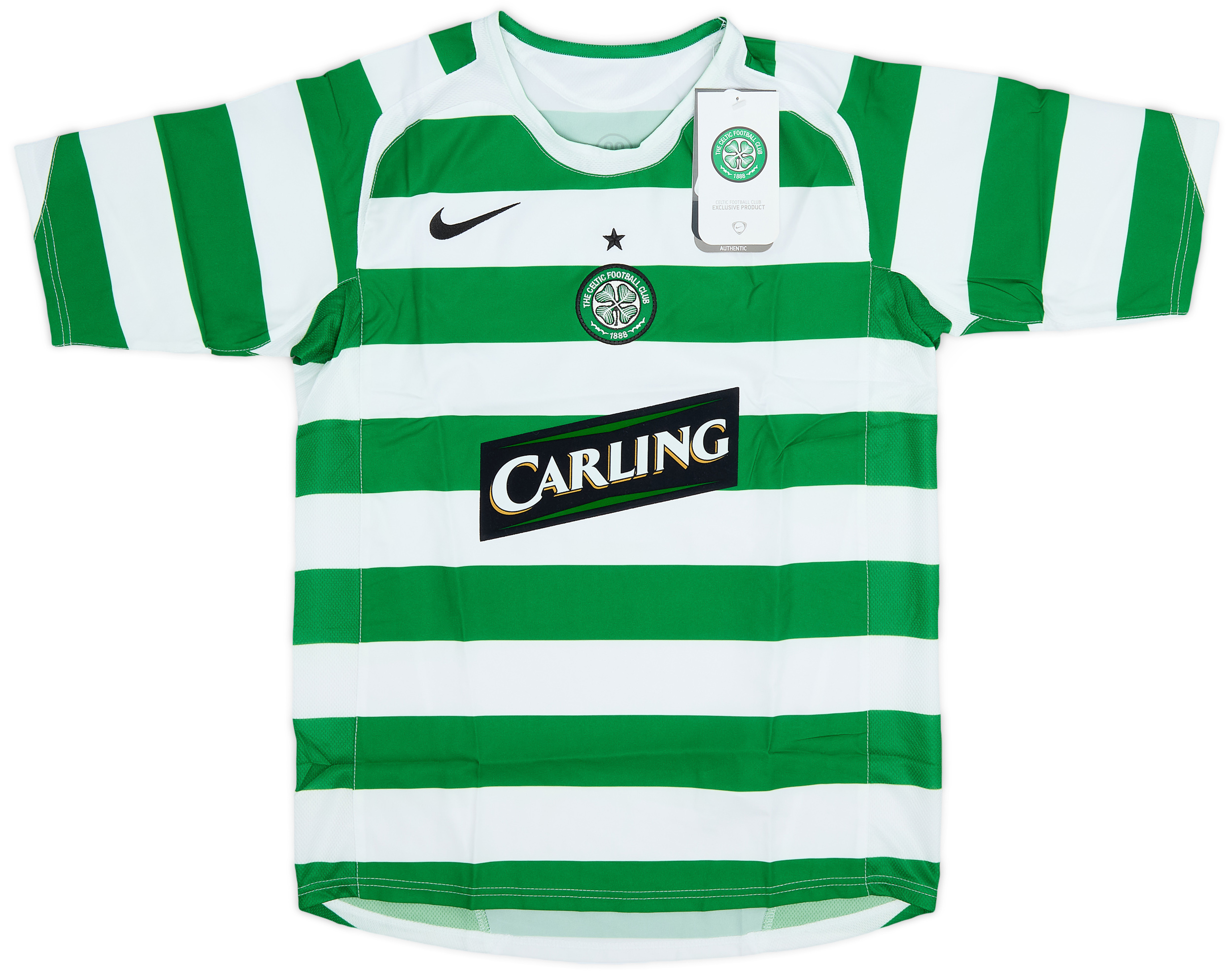 セルティック　2005/2007 ホームキット 2005-07 Celtic Home Shirt (L.Boys)