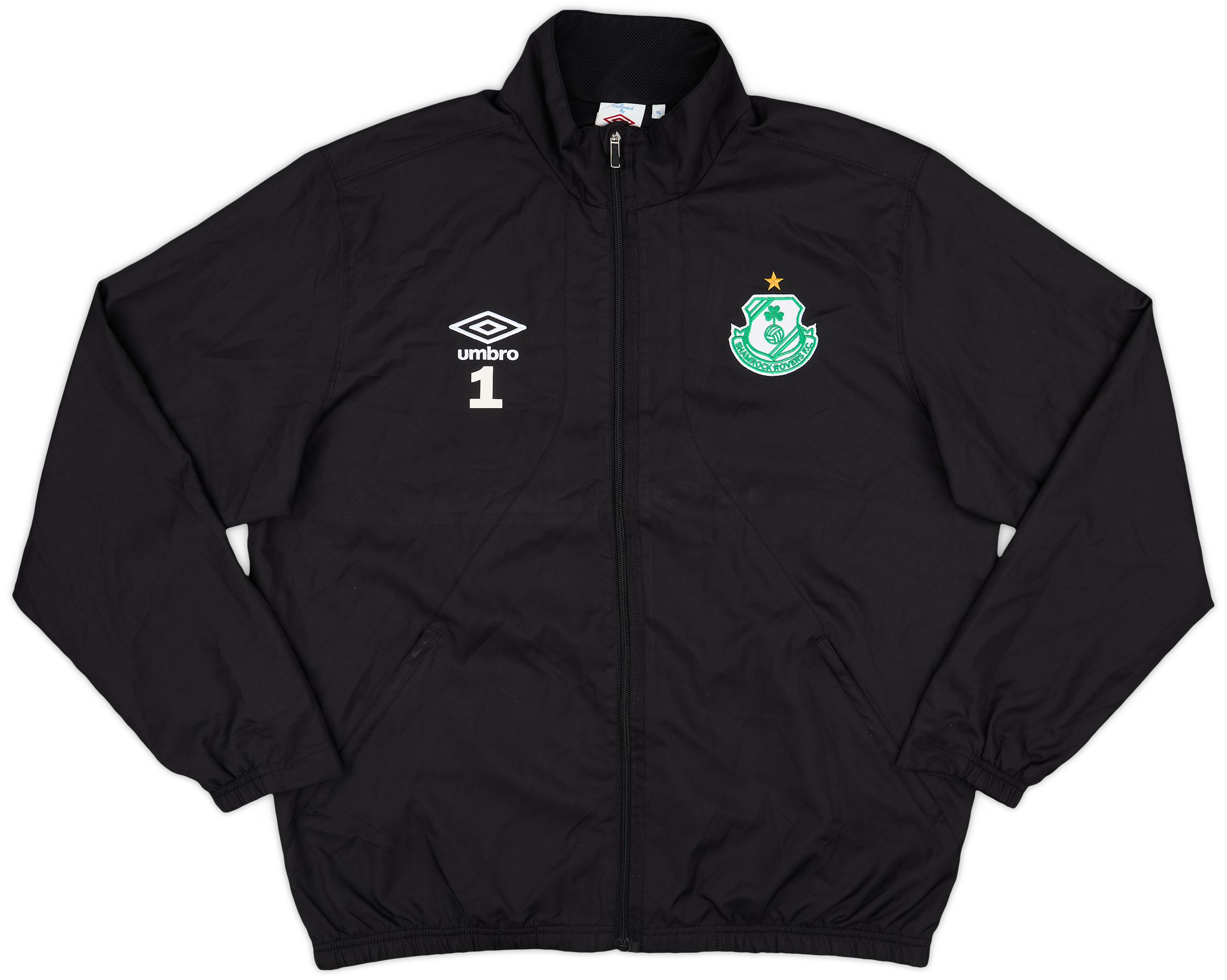 2012-13 Shamrock Rovers Player Issue Umbro Track Jacket #1 - 10/10 - (XL)