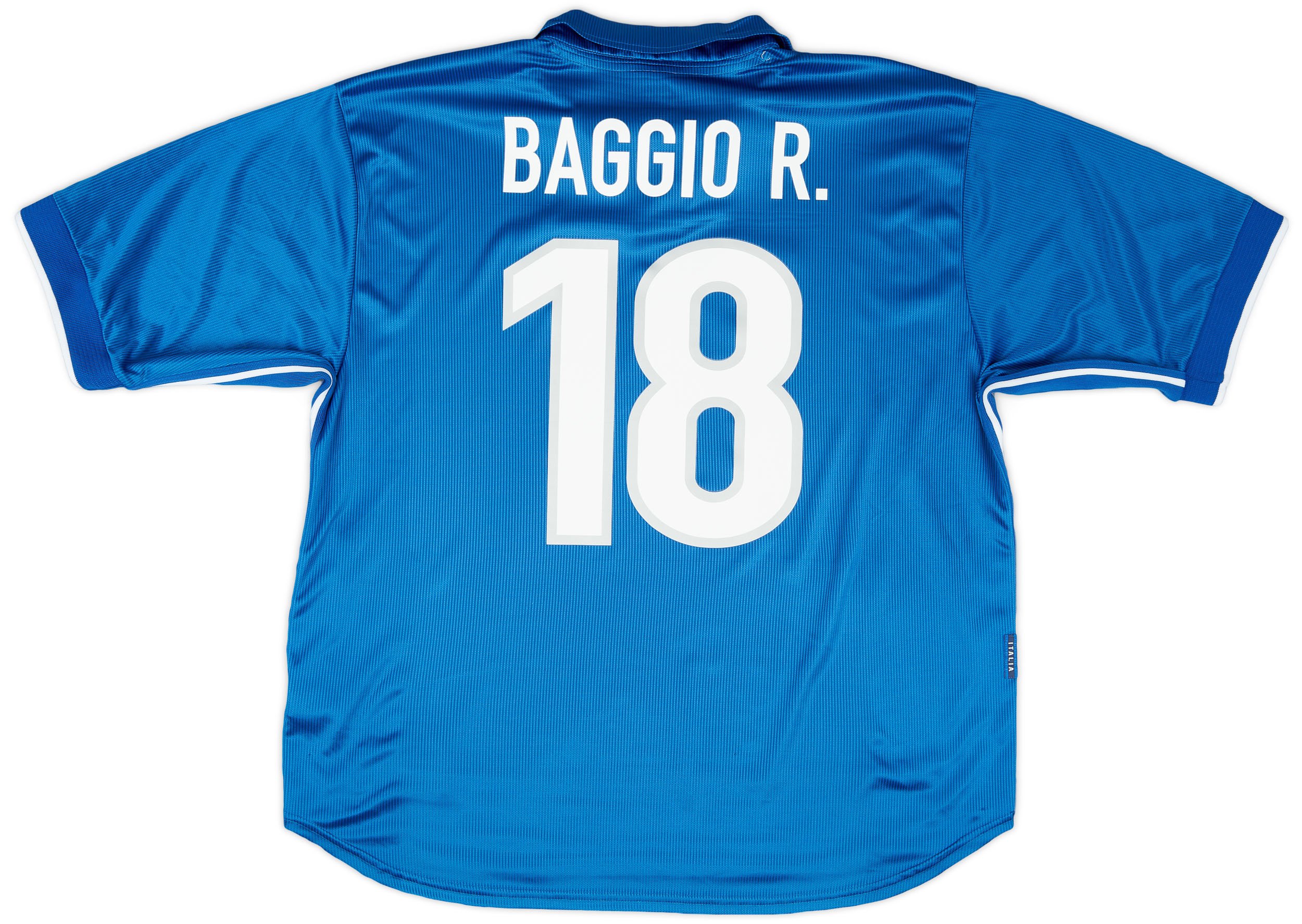 1997-98 Italy Home Shirt Baggio #18 - 8/10 - (S)