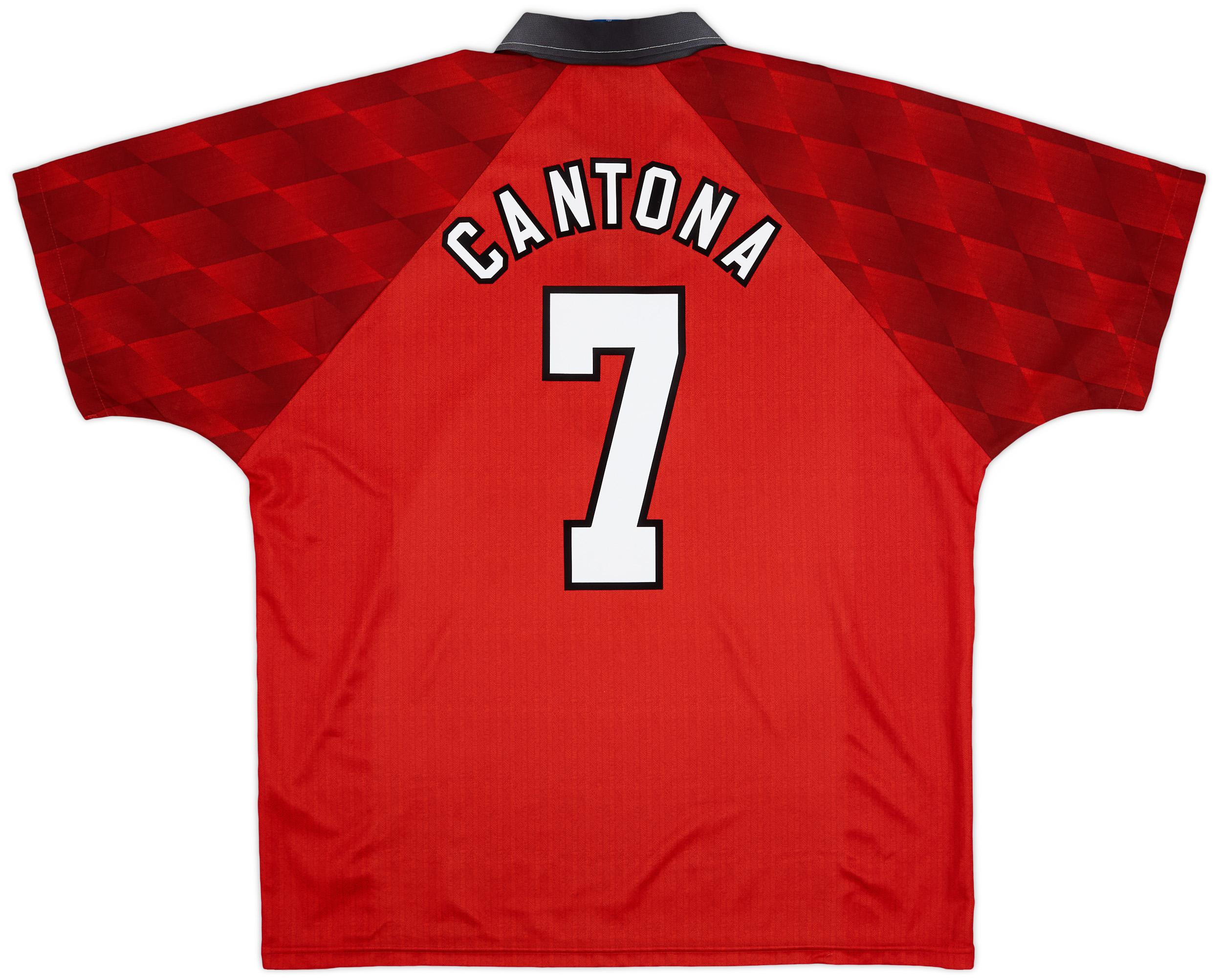 1996-98 Manchester United Home Shirt Cantona #7 - 5/10 - (XL)