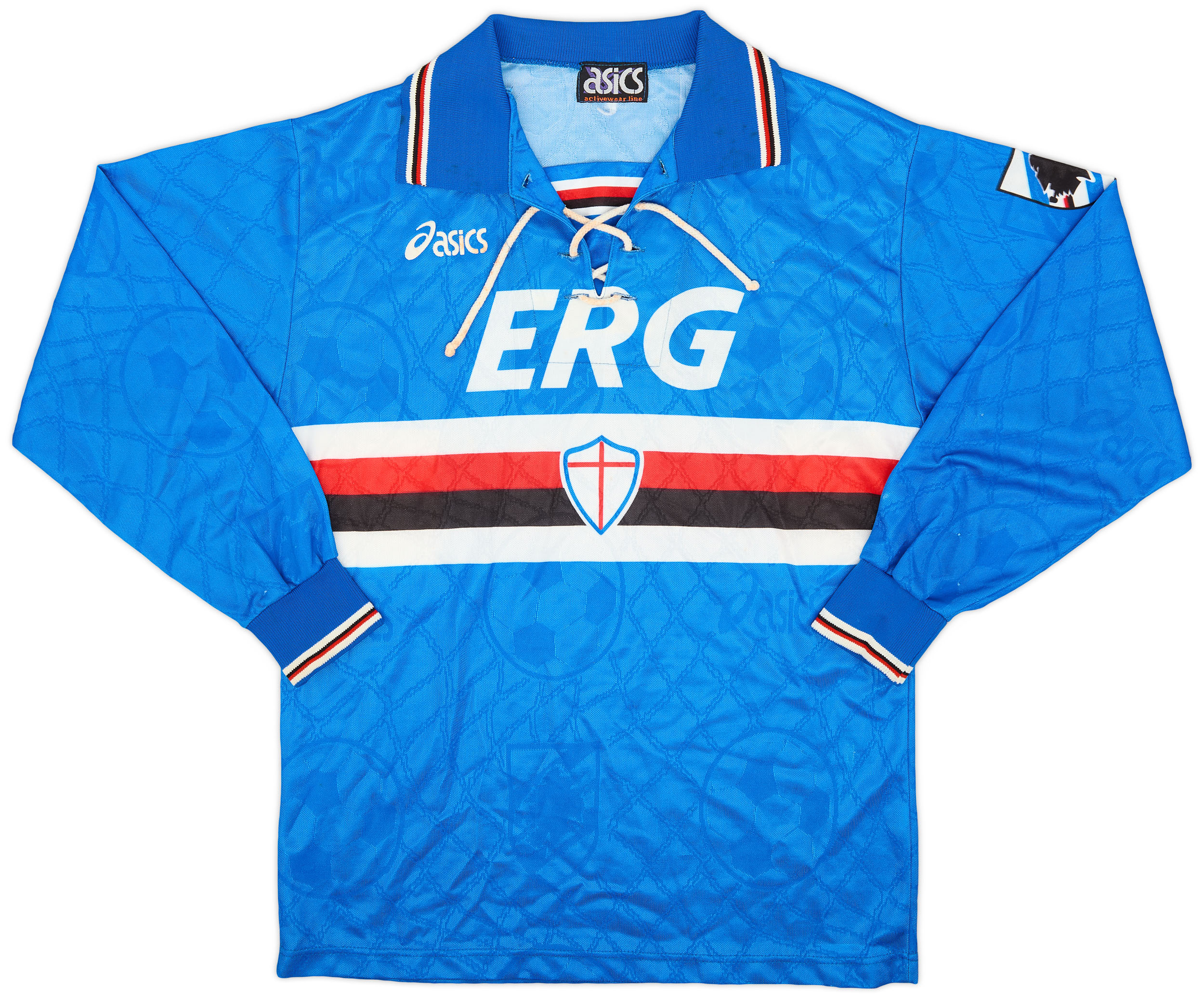 1994-95 Sampdoria Home L/S Shirt - 8/10 - (L)