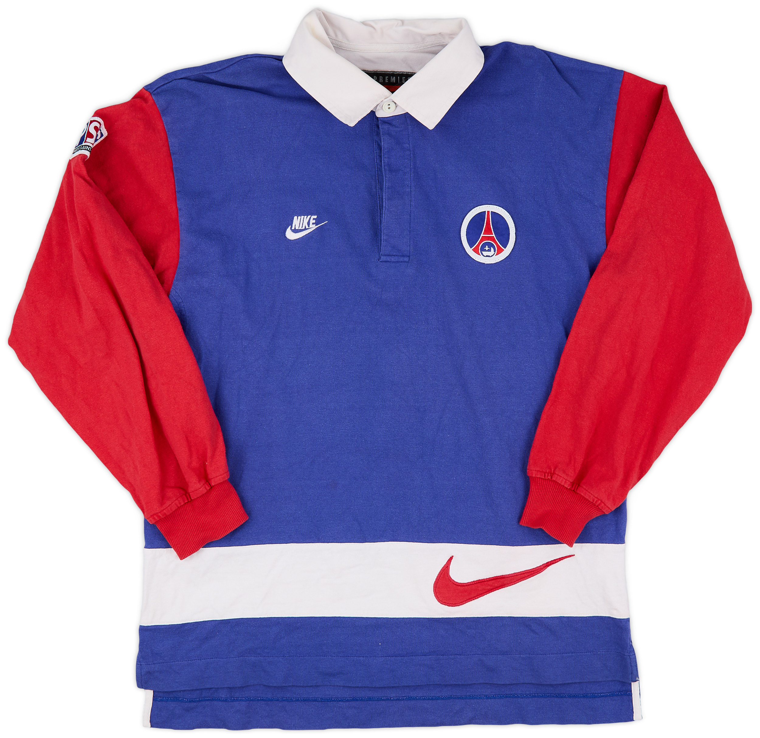1995-96 Paris Saint-Germain Rugby Polo Shirt - 7/10 - (M)