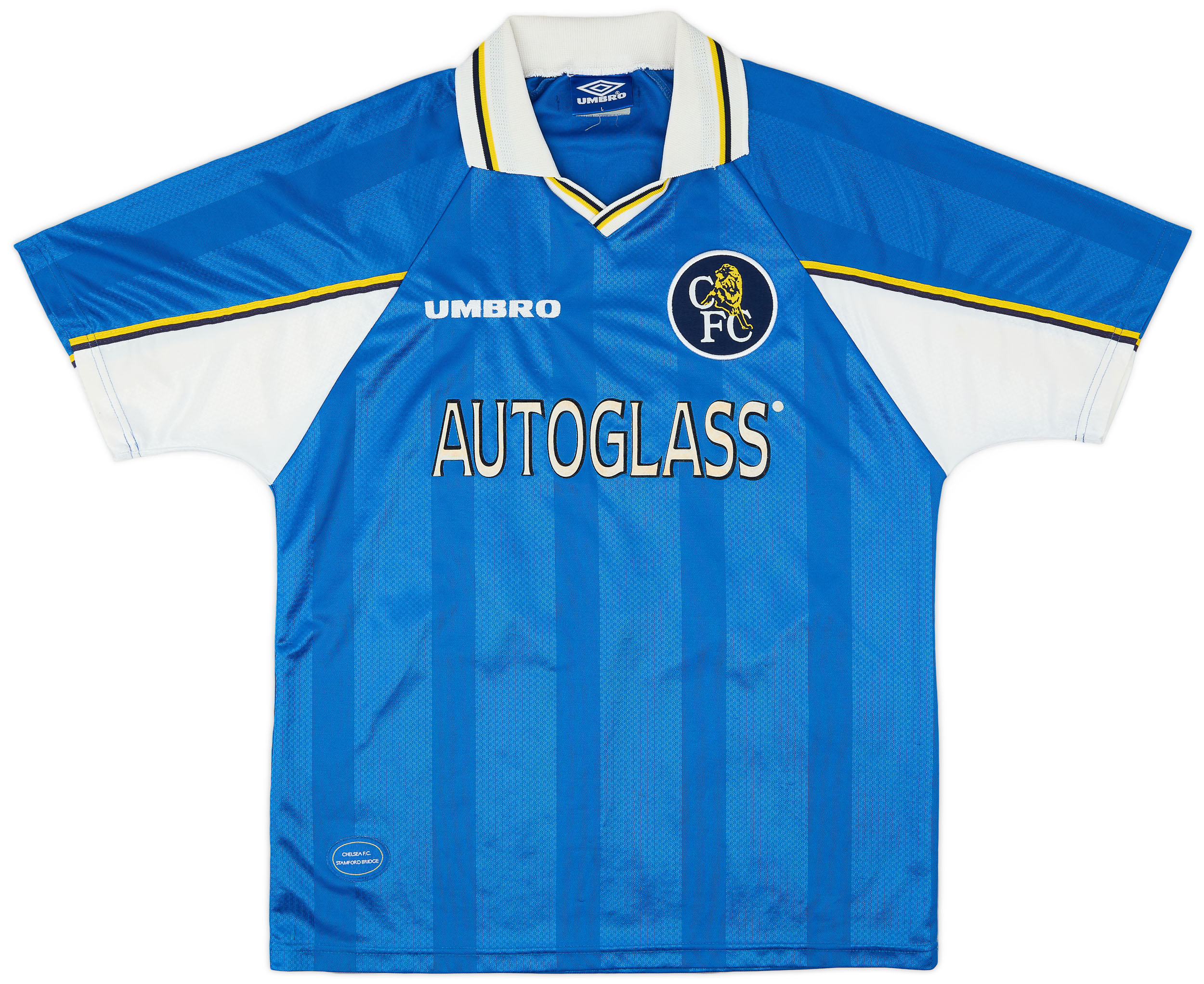 1997-99 Chelsea Home Shirt Zola #25 - 9/10 - (L)
