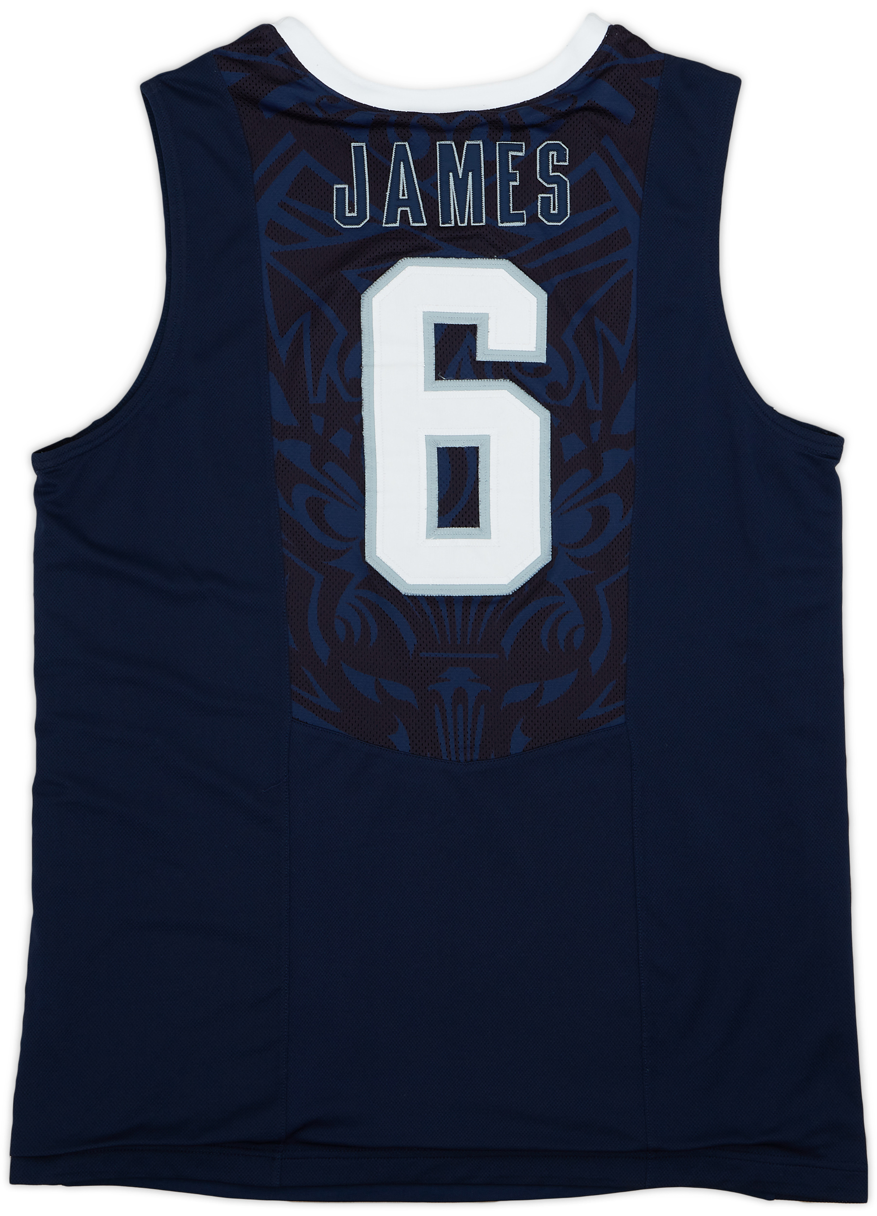 2010 USA James #6 Nike Authentic Away Jersey - 7/10 - (L)