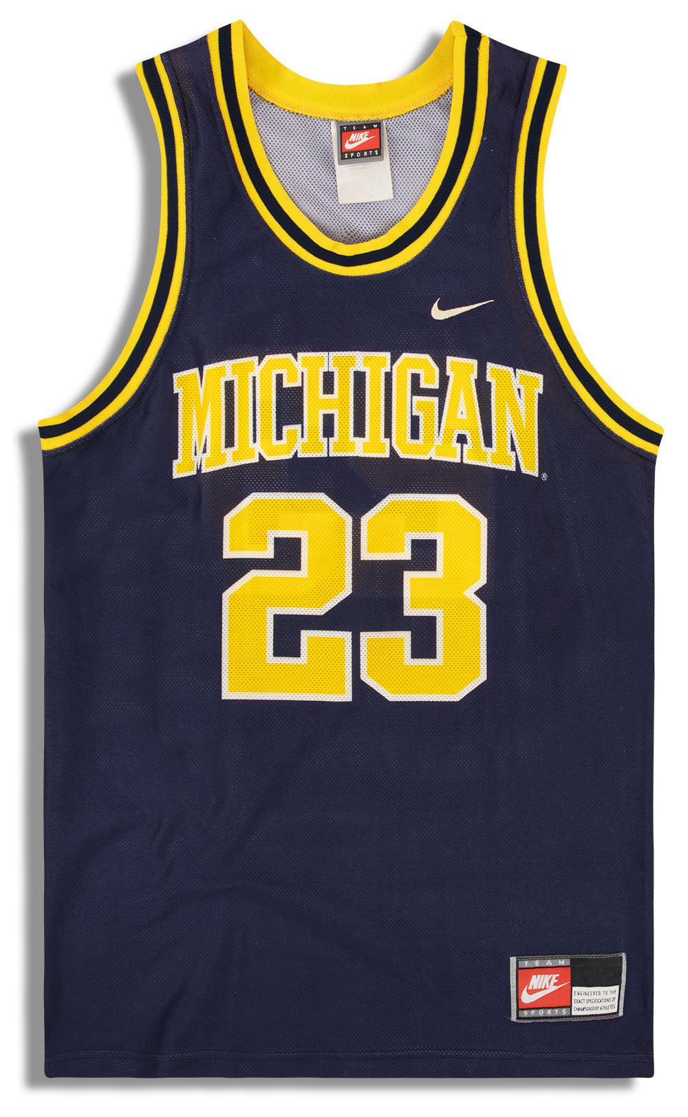 1994-98 Michigan Wolverines Taylor #23 Nike Jersey (Away) S