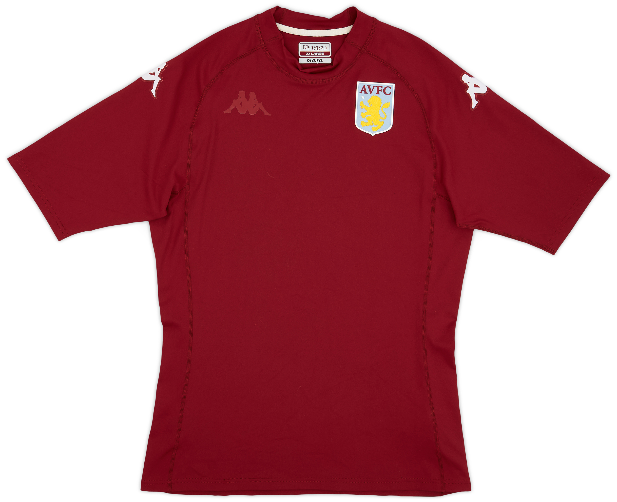 2019-20 Aston Villa Kappa Kombat XX Home Shirt - 8/10 - (XXL)