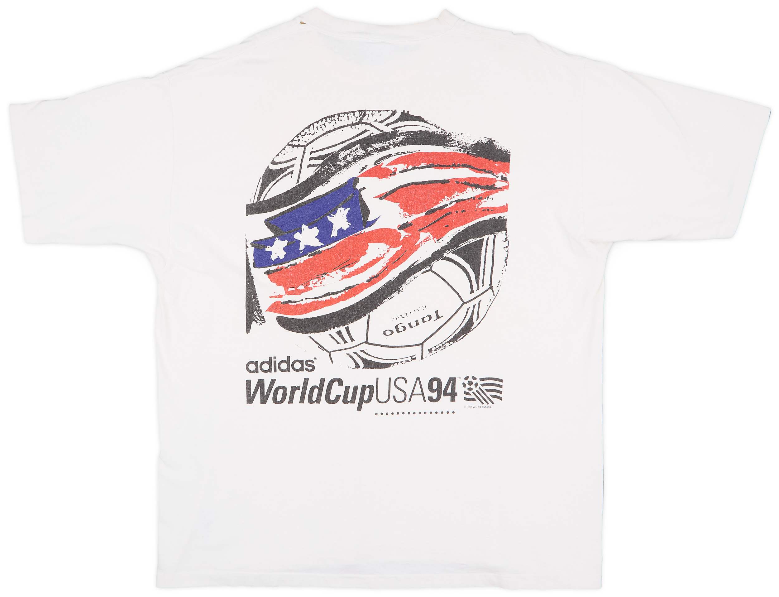adidas WorldCup USA 94 Tシャツ 2XL 1994 USA World Cup 94 adidas Graphic Tee - 7/10 - (XL/XXL)