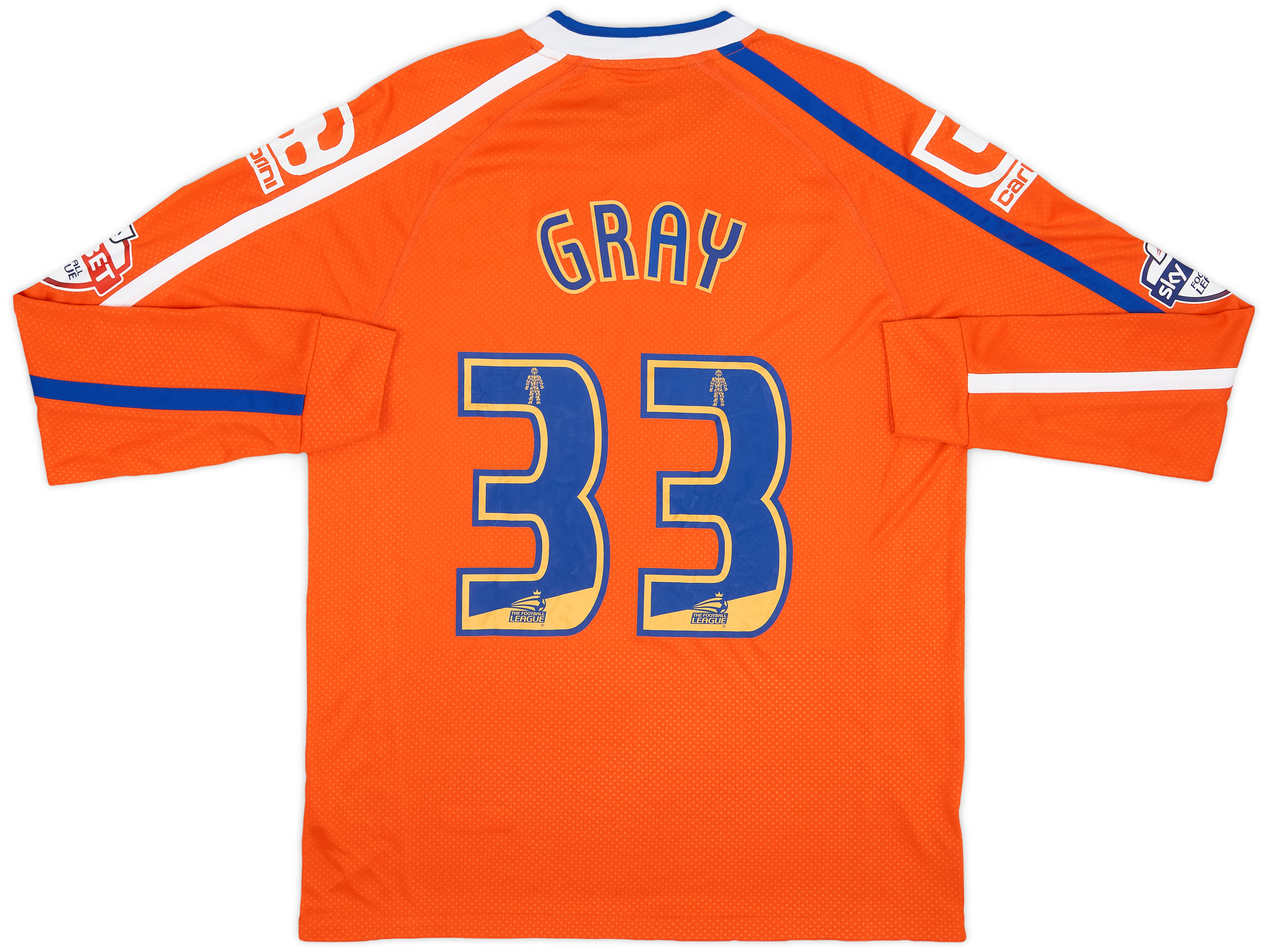 2014-15 Birmingham Match Issue Third Shirt Gray #33