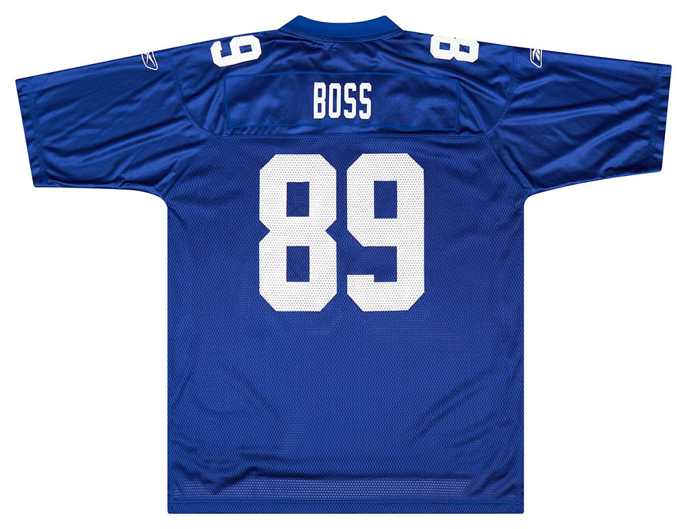 2008 New York Giants Boss 89 Reebok On Field Jersey Home L