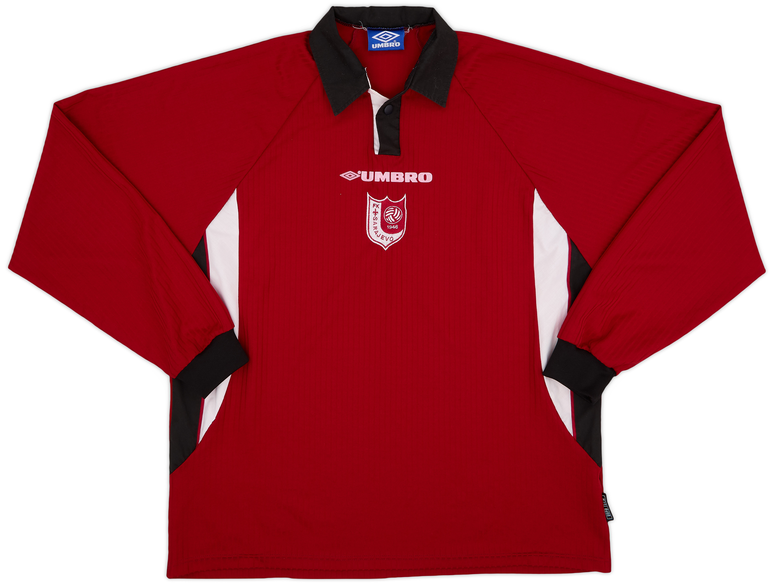1997-01 FK Sarajevo Home L/S Shirt - 8/10 - (XXL)