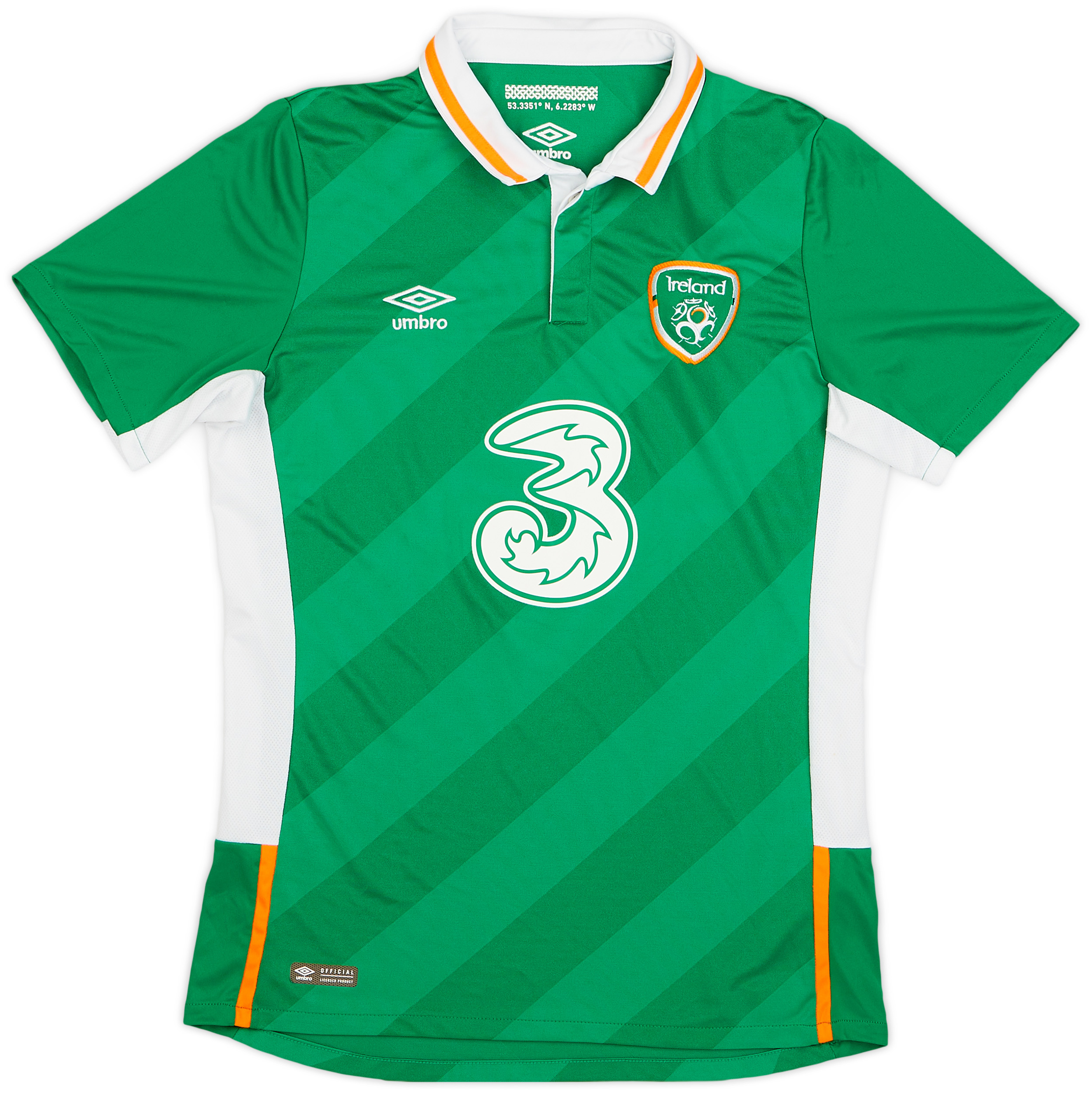 2016 17 Ireland Home Shirt 8 10 M