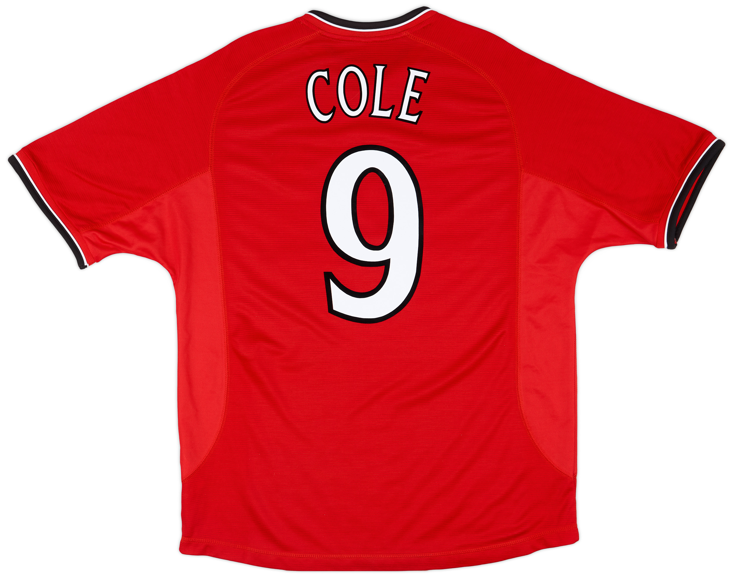 2000-02 Manchester United Home Shirt Cole #9 - 9/10 - (L)