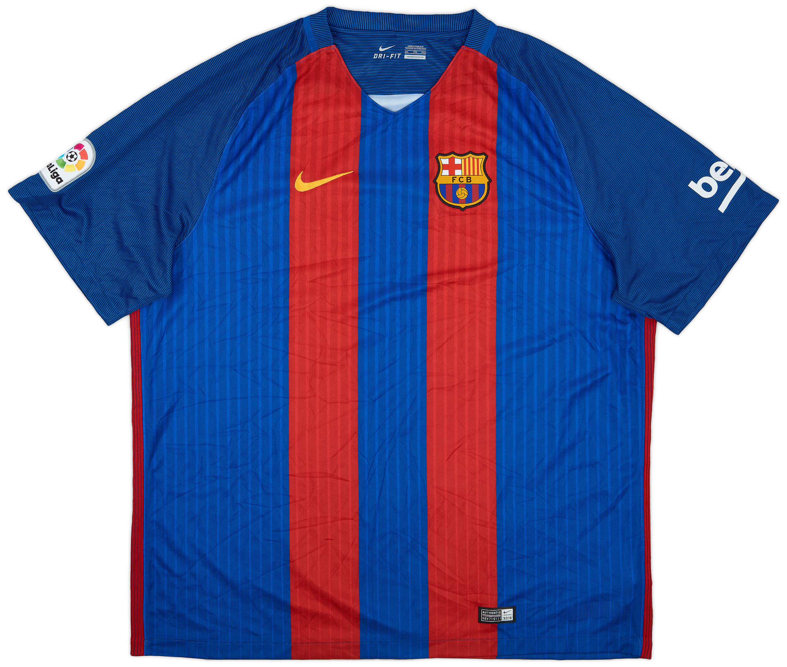 2016-17 Barcelona Home Shirt Messi #10 - 9/10 - (XXL)