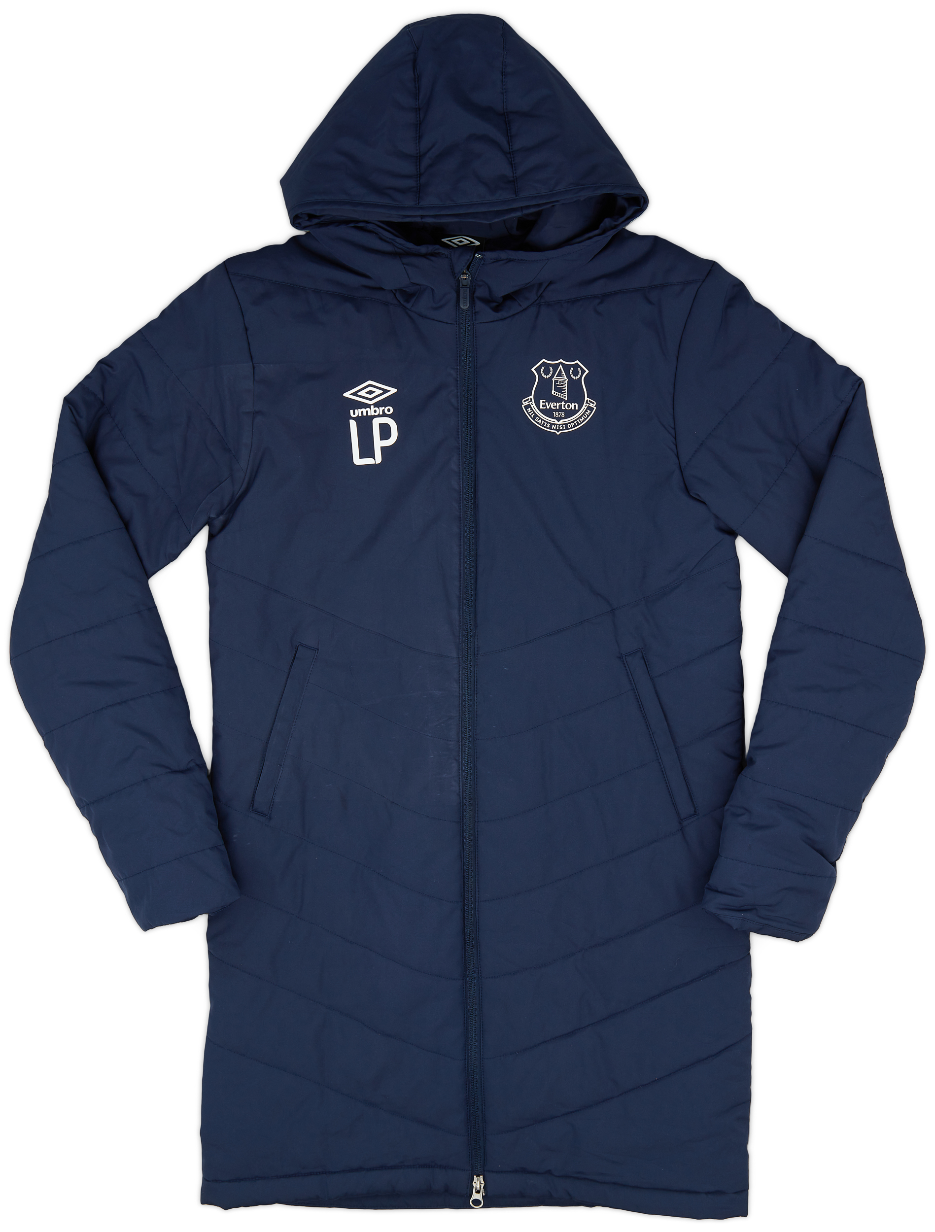 201718 Everton Umbro Padded Bench Coat 9/10 (XL.Boys)