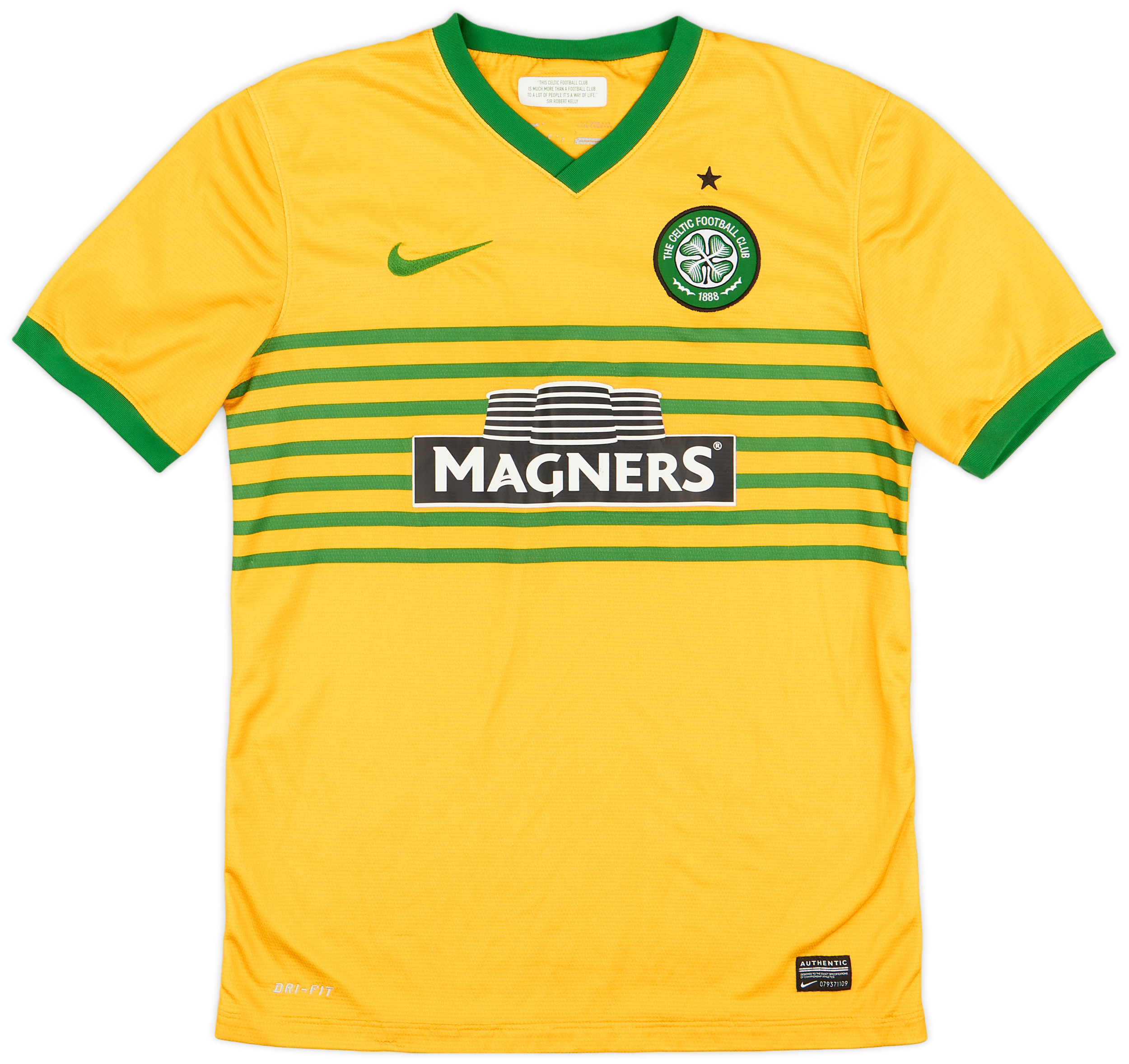 201314 Celtic Away Shirt 8/10 (S)
