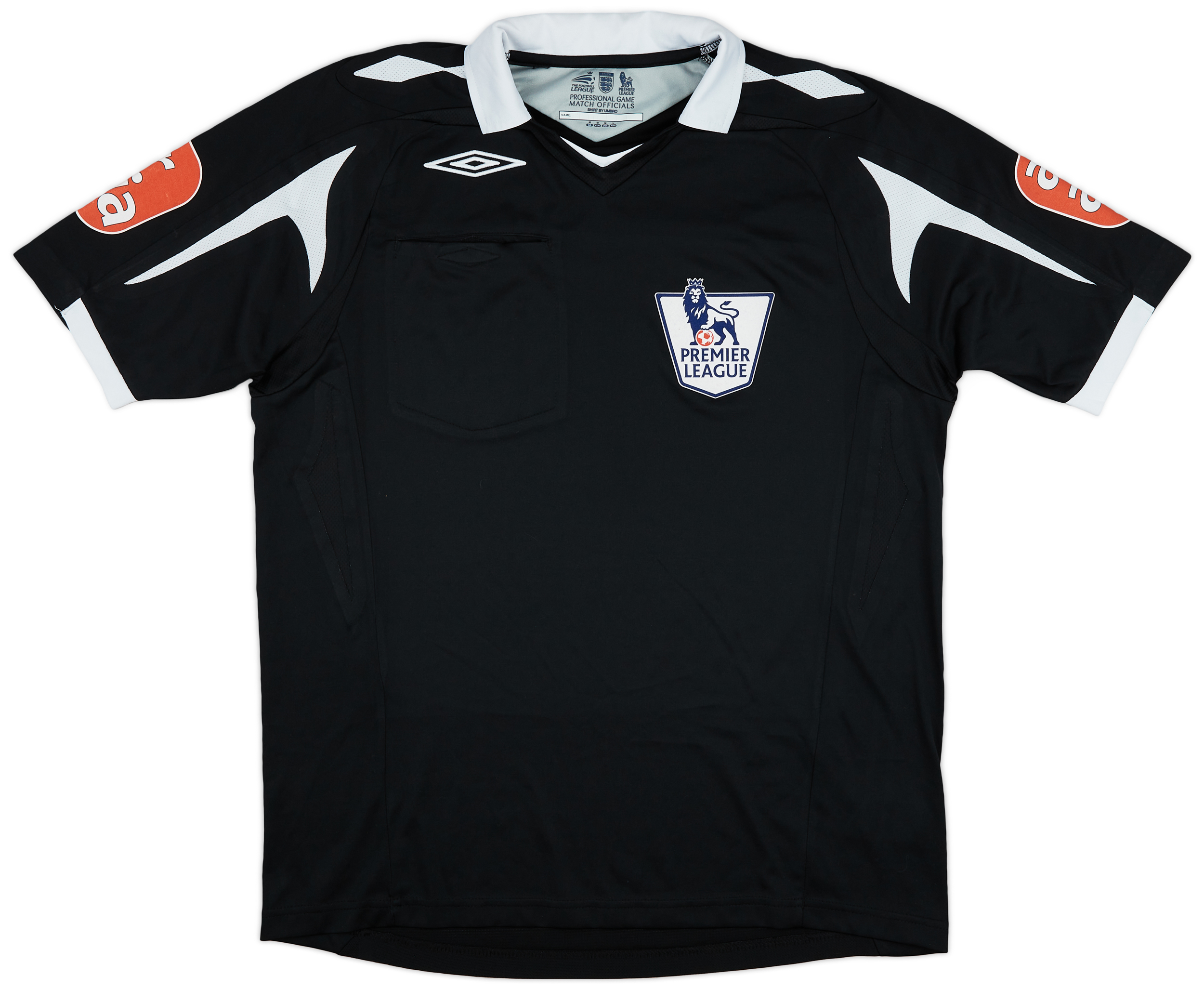 200810 Umbro Premier League Referee Shirt 9/10 (M)