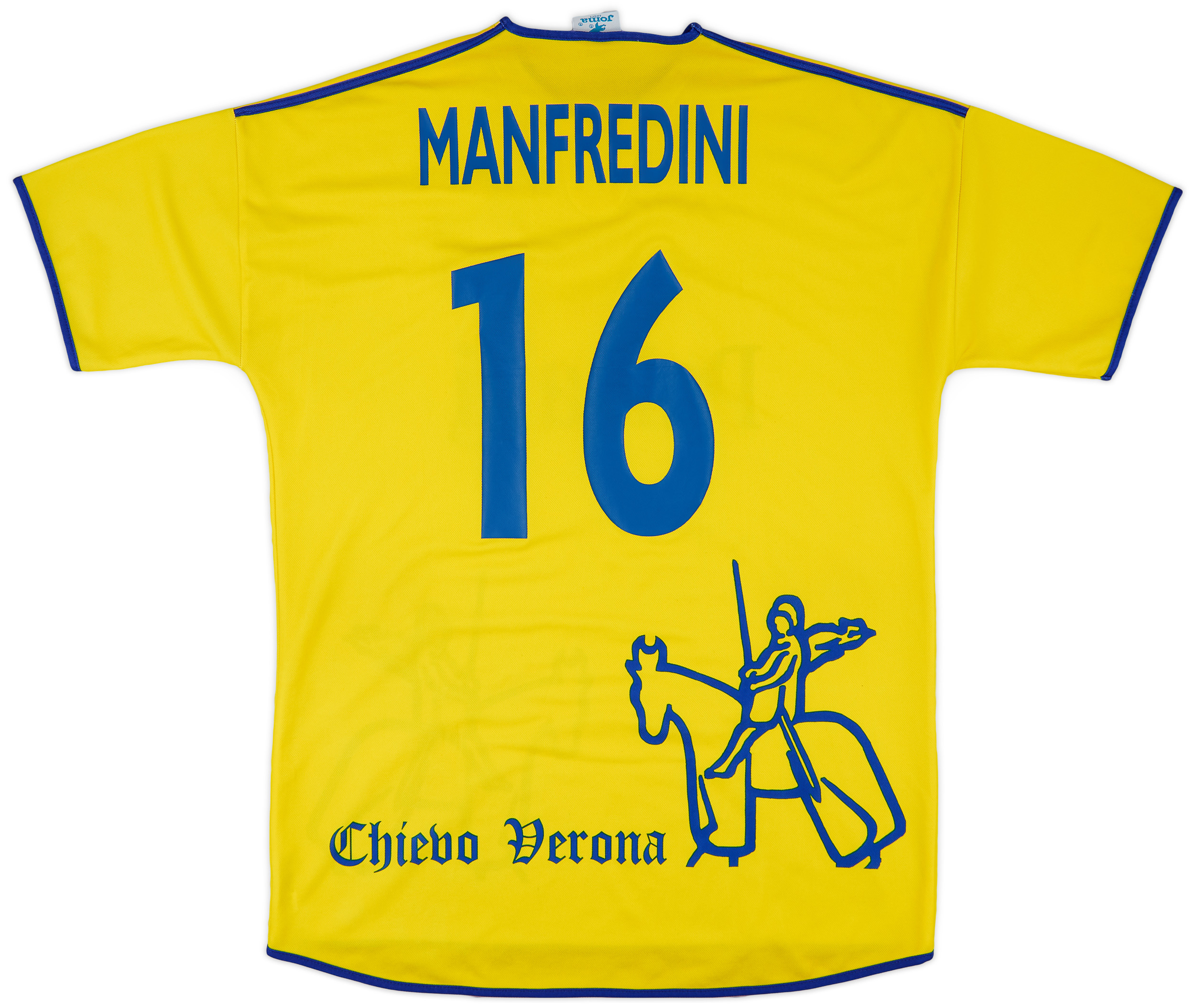 Chievo Verona MANFREDINI 16 XL シャツ 実使用 Chievo Verona MANFREDINI 16 XL シャツ 実使用