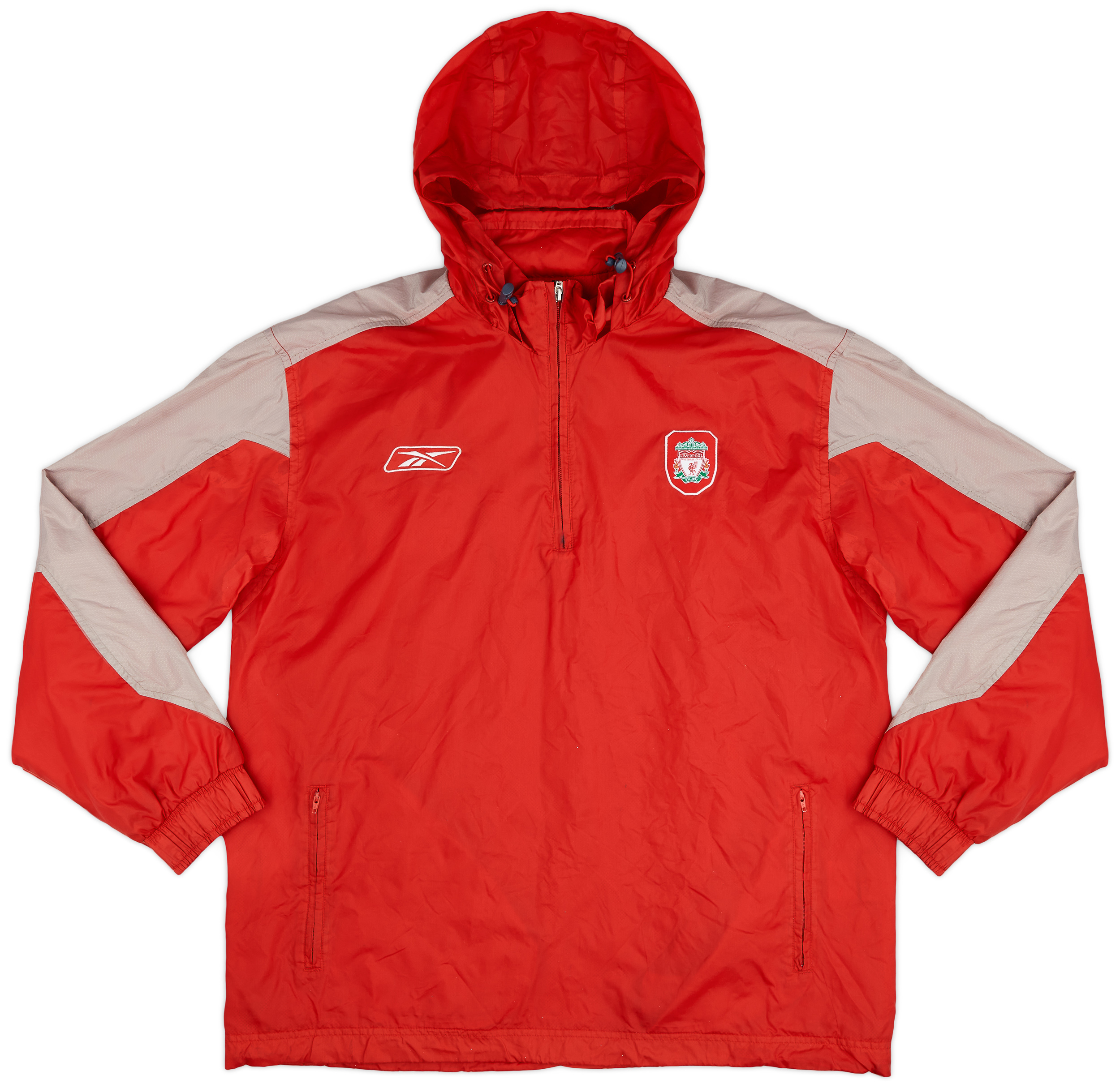 2004 06 Liverpool Reebok Hooded Rain Jacket 7 10 L