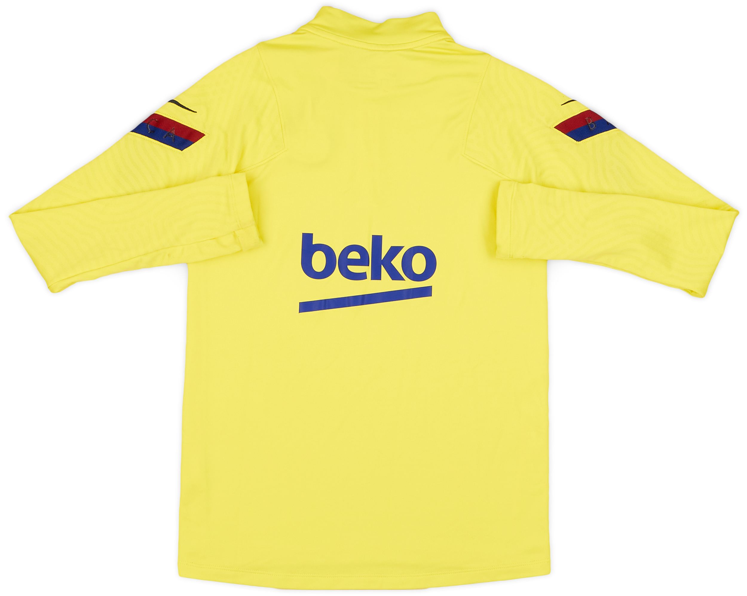 2019-20 Barcelona Nike 1/4 Zip Drill Top - 8/10 - (L.Boys)