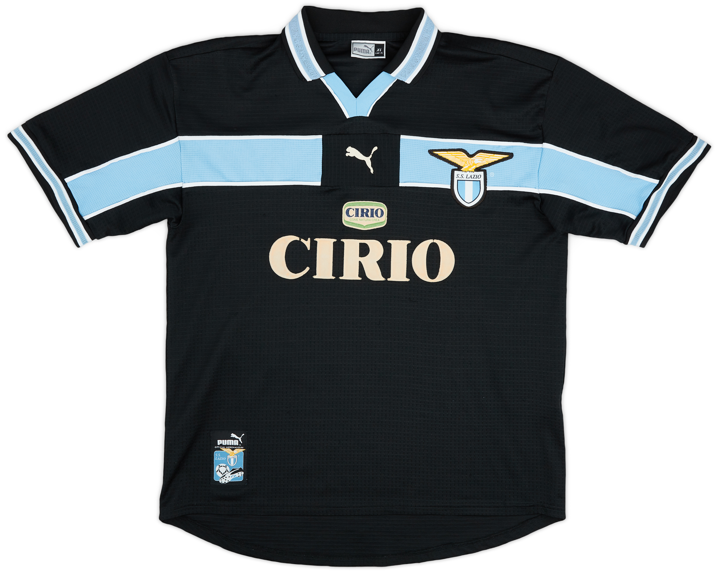 1998 99 Lazio Away Shirt Nedved 18 6 10 XL