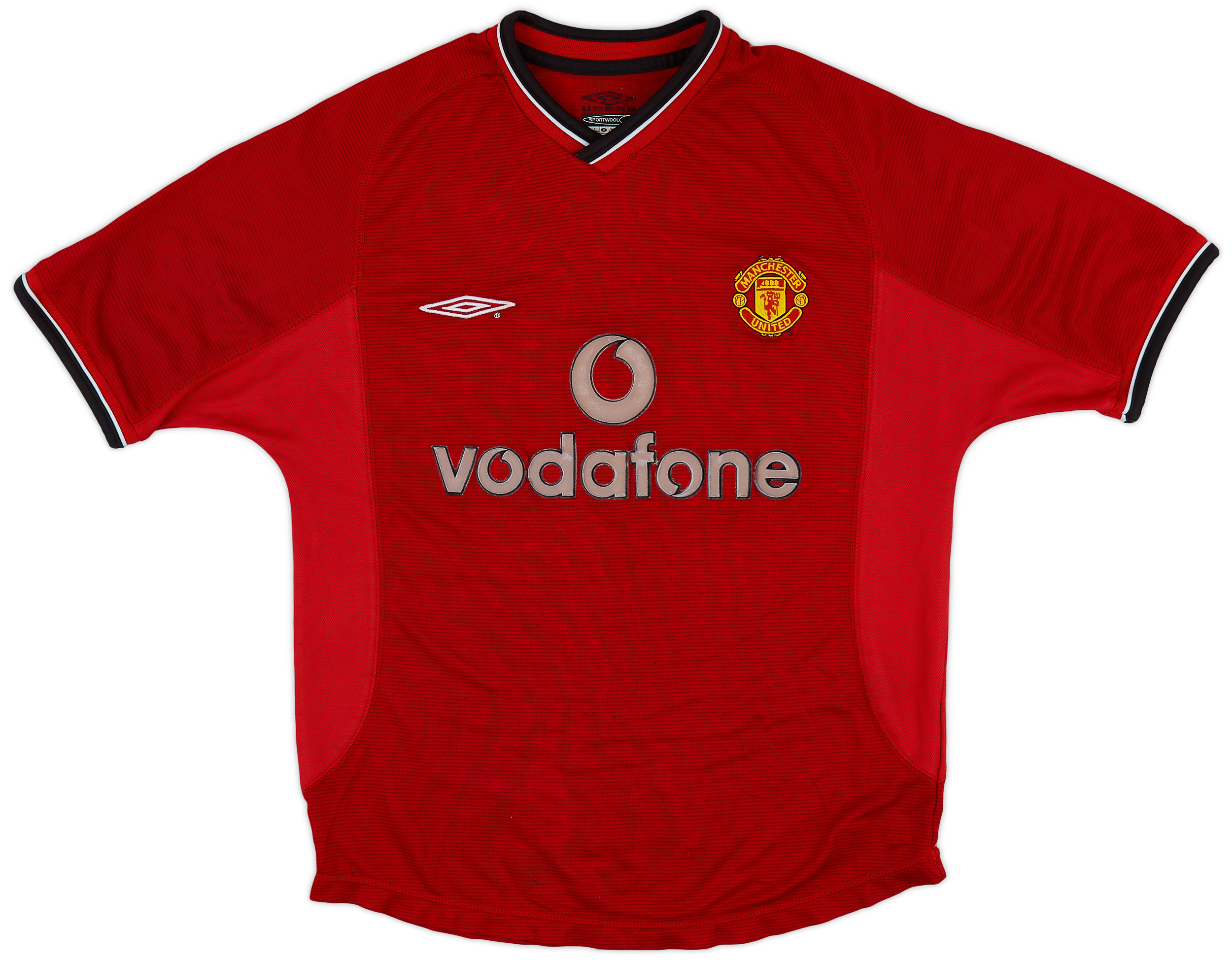 Manchester United ホームユニフォーム　2000-2001 2000-02 Manchester United Home Shirt - 3/10 - (Y)