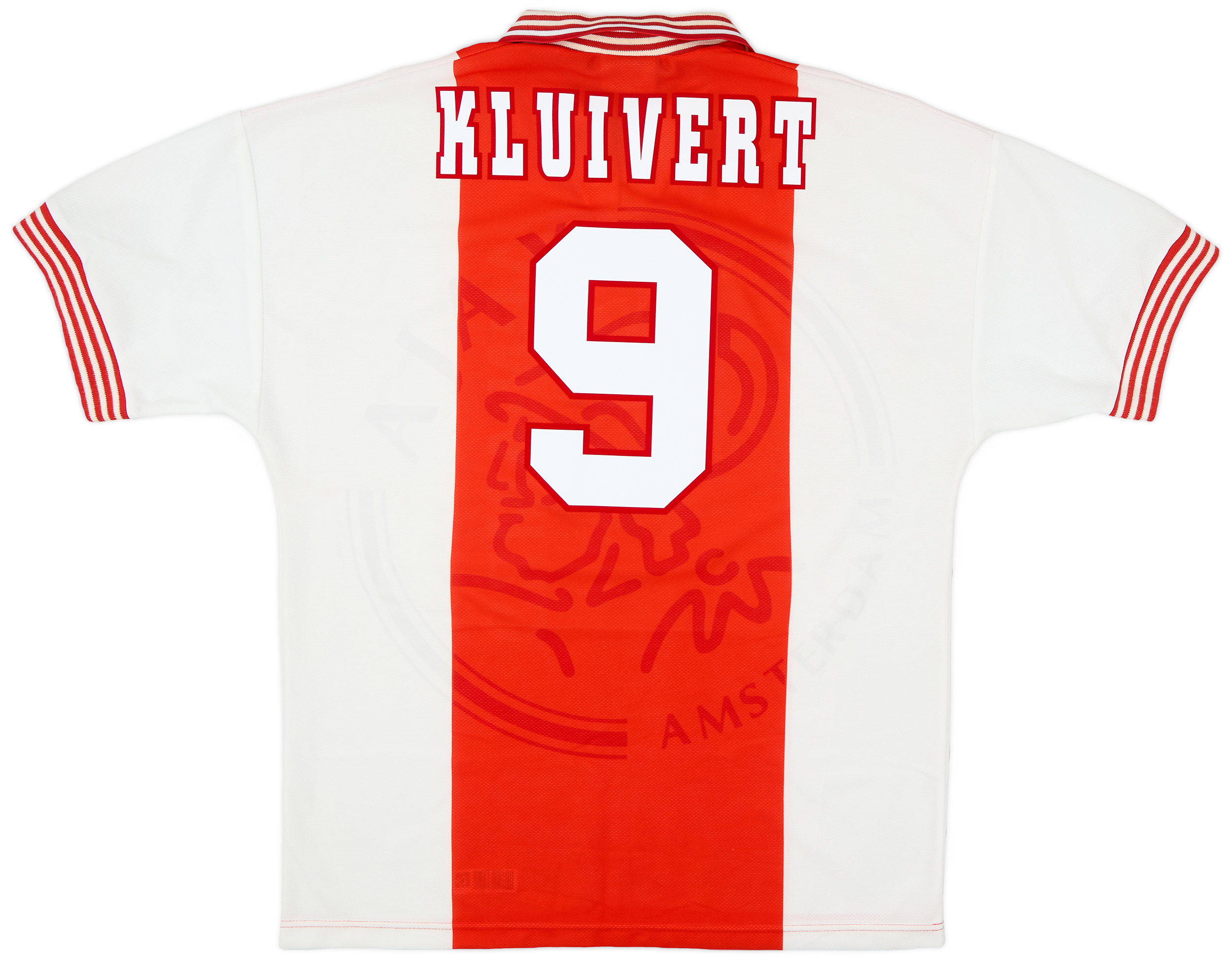 アヤックス・アムステルダム 95/96 ホーム ユニフォーム ヴィンテージ 1995-96 Ajax Home Shirt - 5/10 - (XL)