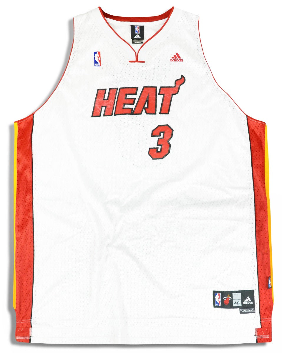2006-10 Miami Heat Wade #3 adidas Swingman Jersey (Home) 4XL