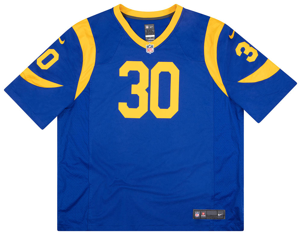 2018-19 LA Rams Gurley Ii #30 Nike Game Jersey (Home) 3XL